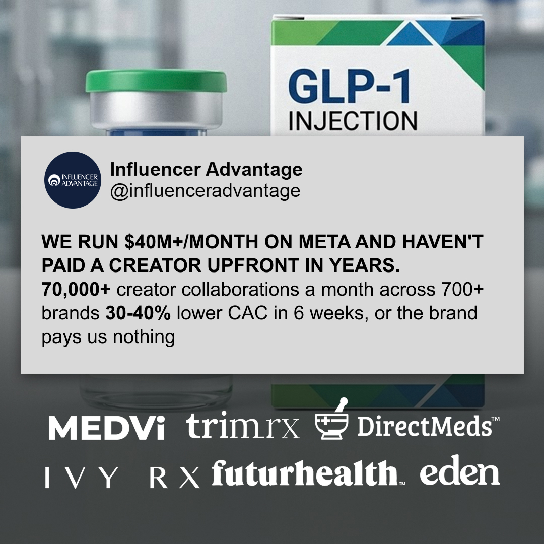 Influencer Advantage Facebook ad