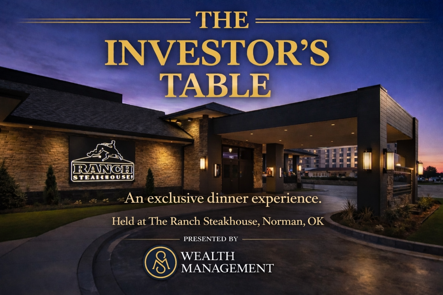 M.S. Wealth Management, LLC Facebook ad: The Investor's Table