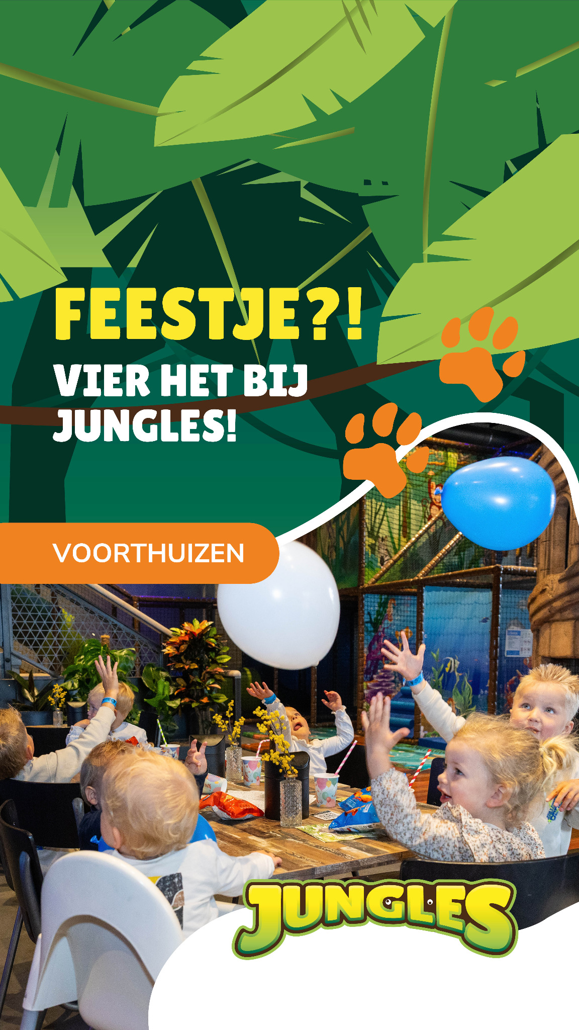 Jungles, indoorspeeltuin Facebook ad