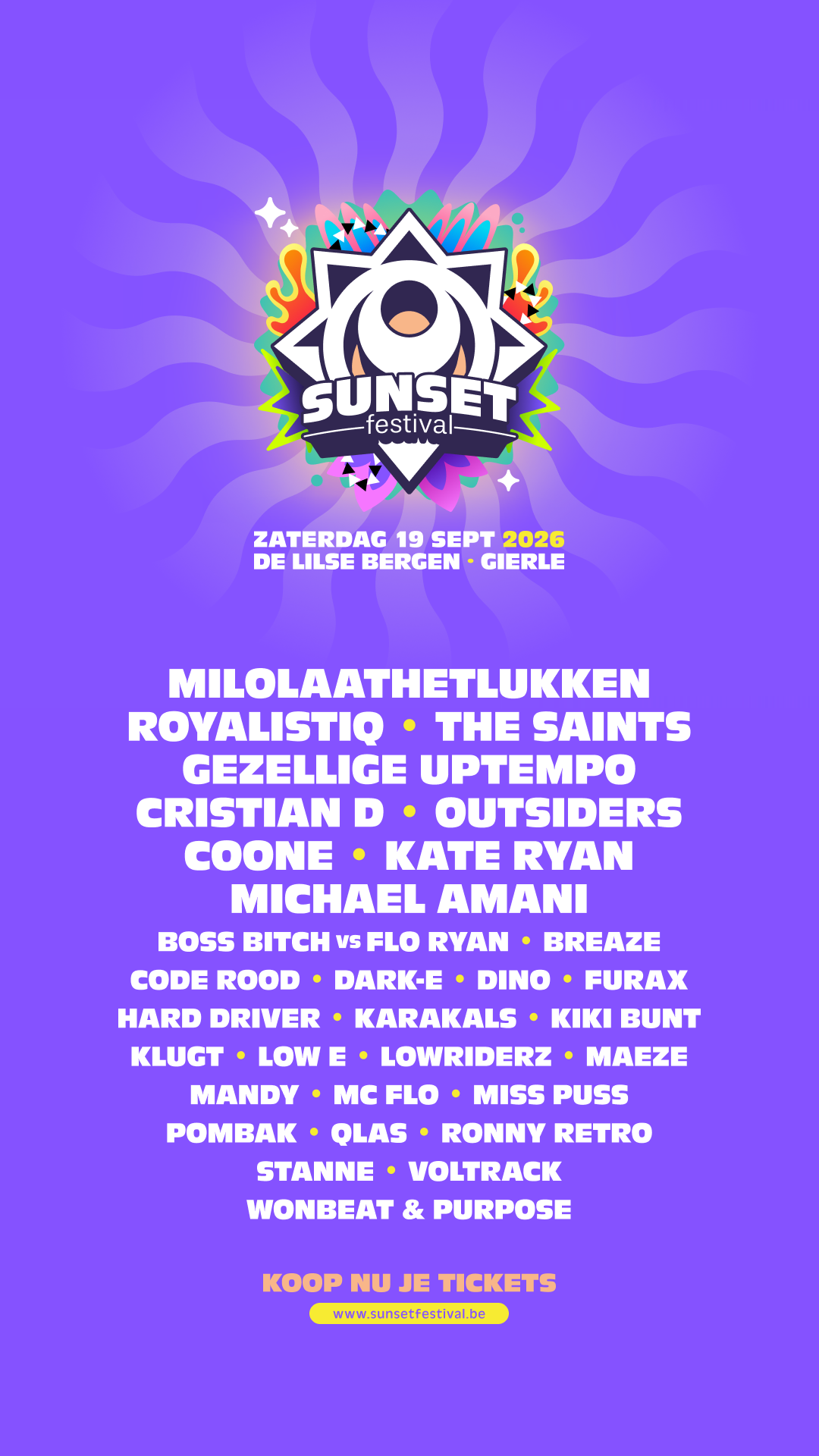 Sunset Festival Facebook ad from Jul 27, 2026