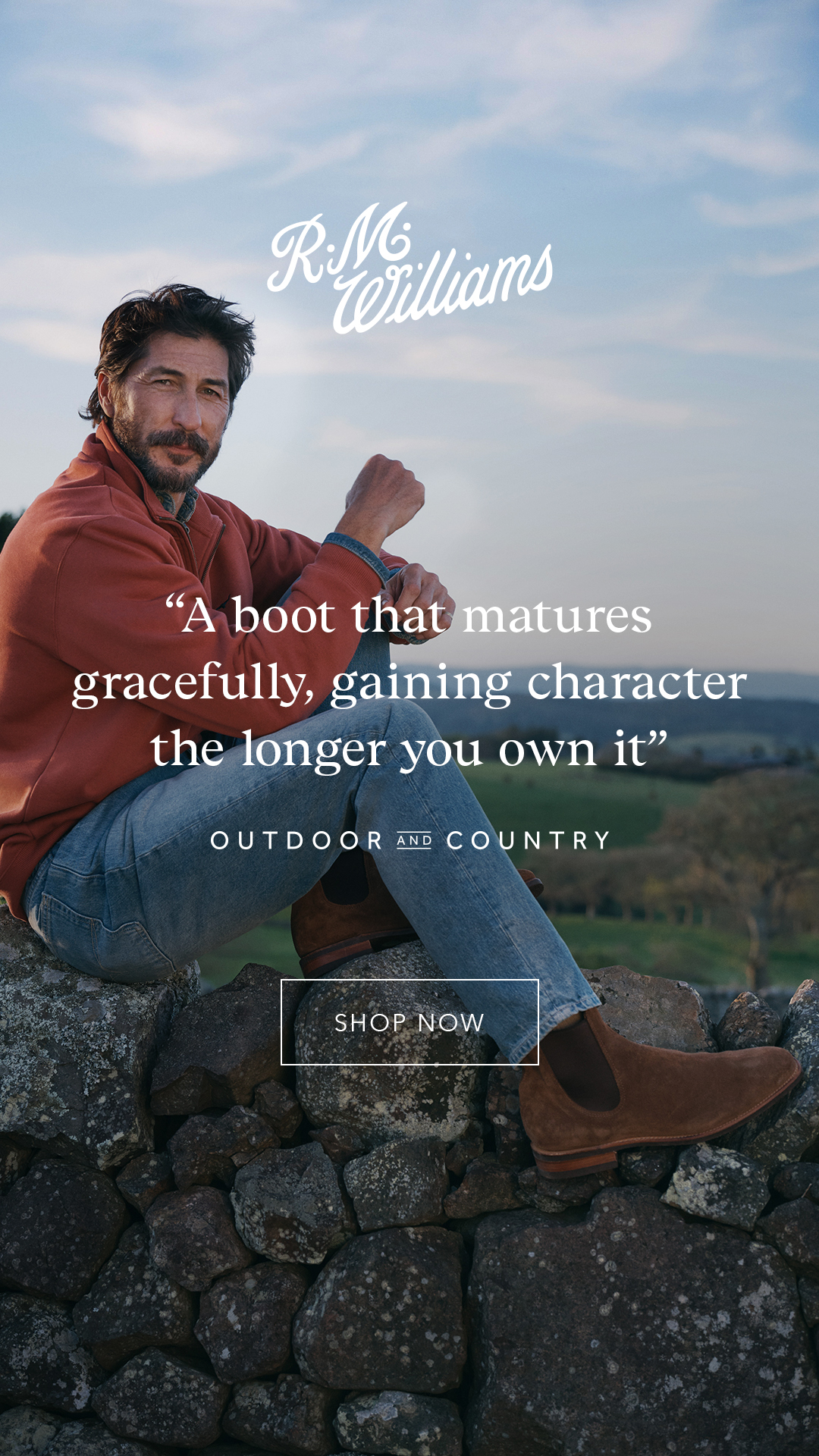 R.M.Williams Facebook ad