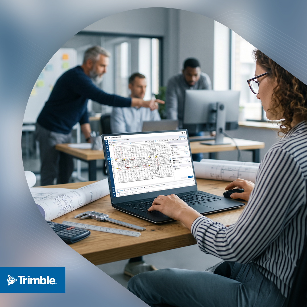 Trimble Construction Facebook ad: Don’t let tight bidding deadlines compromise your precision.