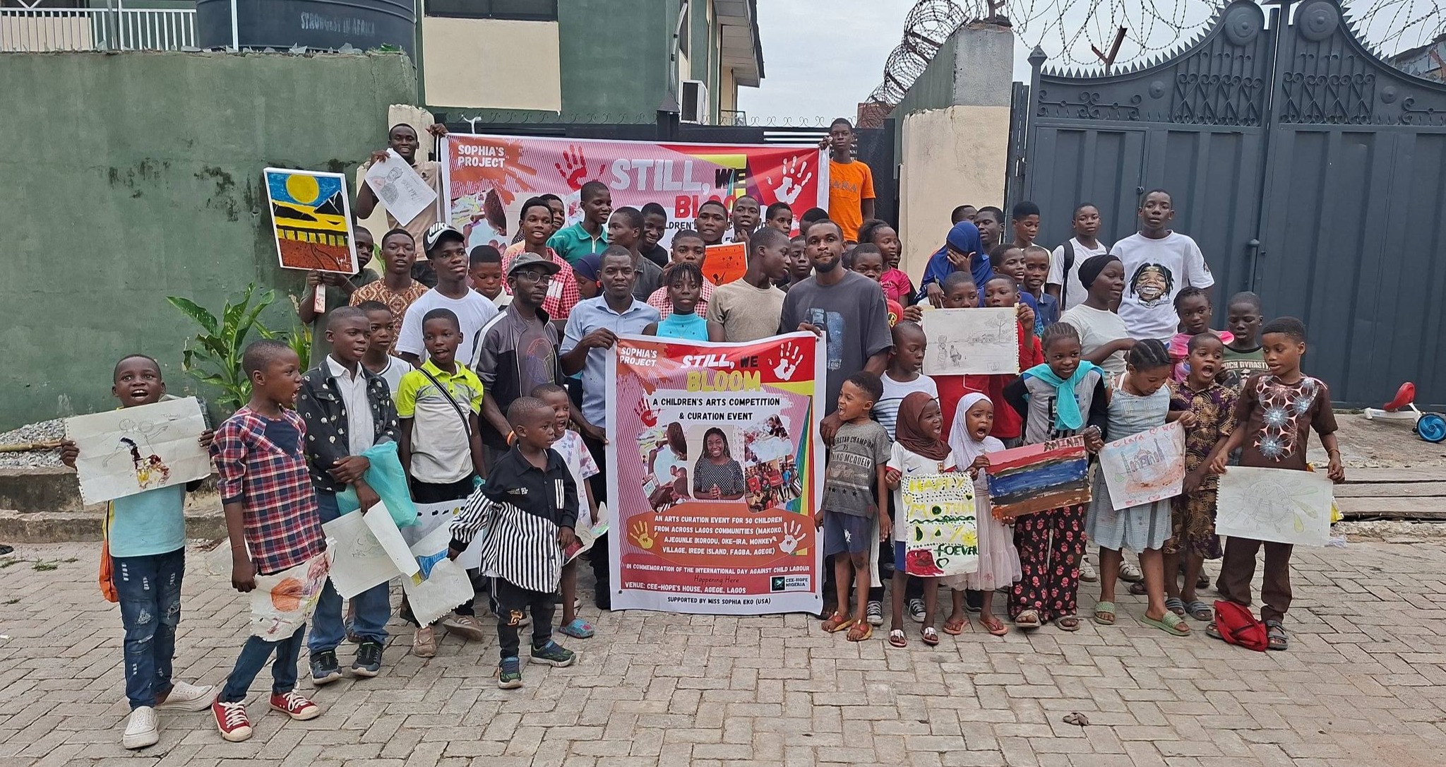 CEE-HOPE Nigeria Facebook ad: SHOWING CHILD GENIUSES: IMAGES FROM 'STILL WE BLOOM'…