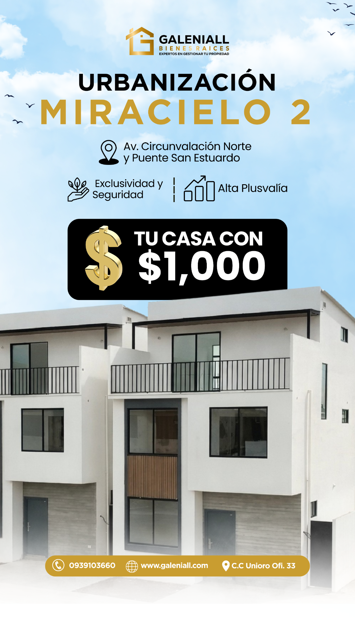 Galeniall Bienes Raíces Facebook ad from Apr 21, 2026