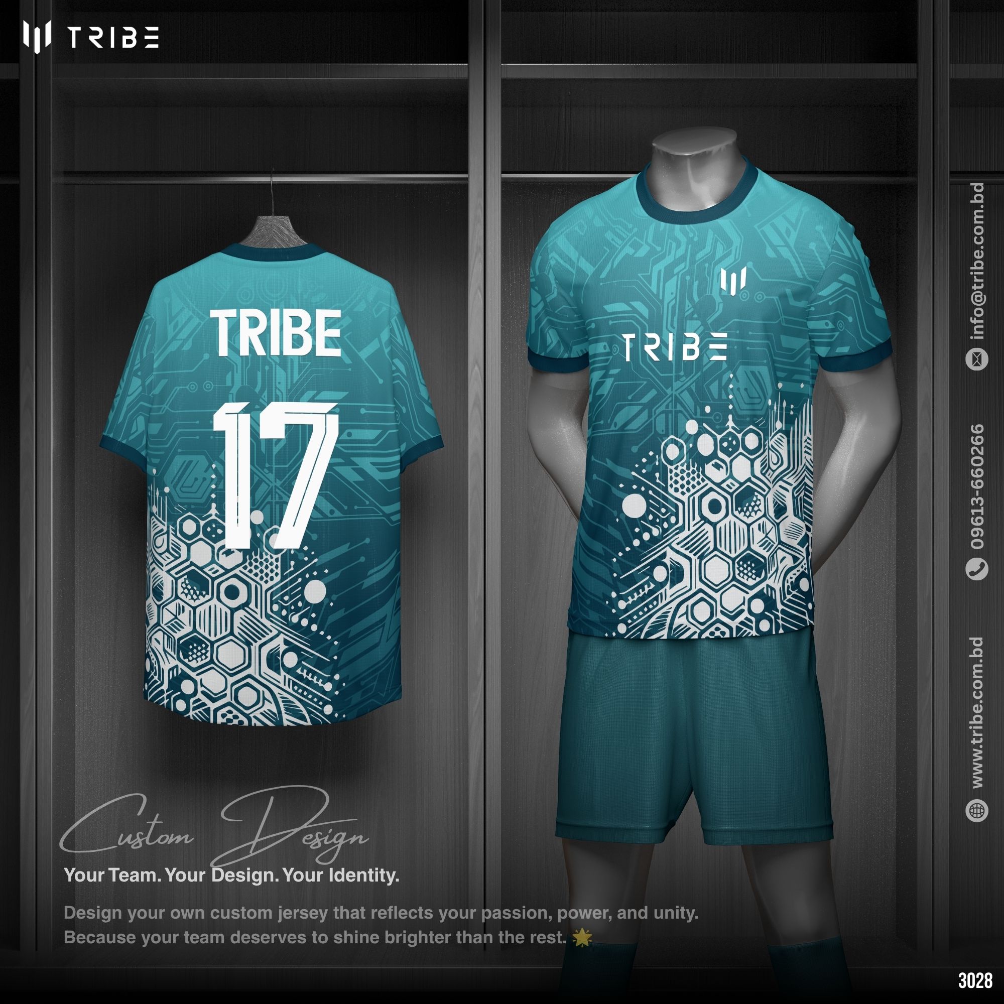 TRIBE.com.bd Facebook ad: টিম জার্সির দাম শুরু মাত্র 280 টাকা থেকে!