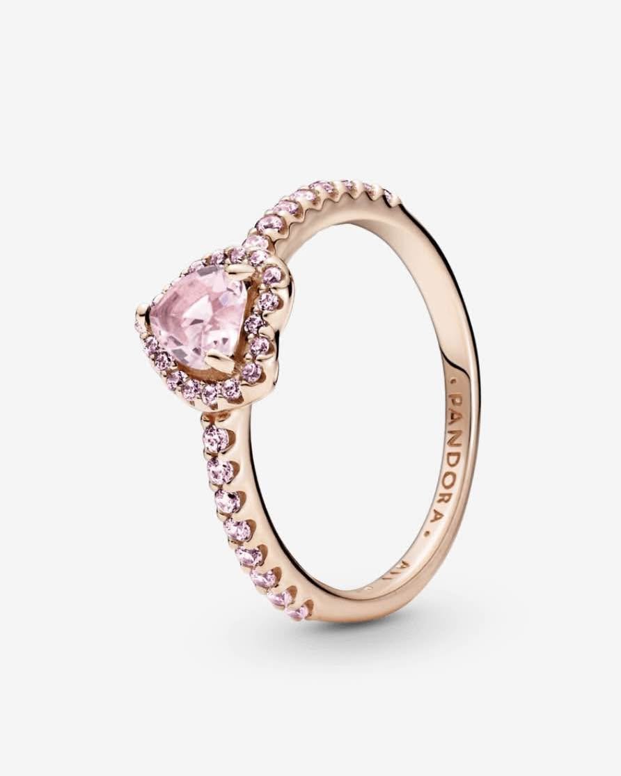 Accesories Kor Facebook ad: Anillo Pandora Corazón Rose Gold