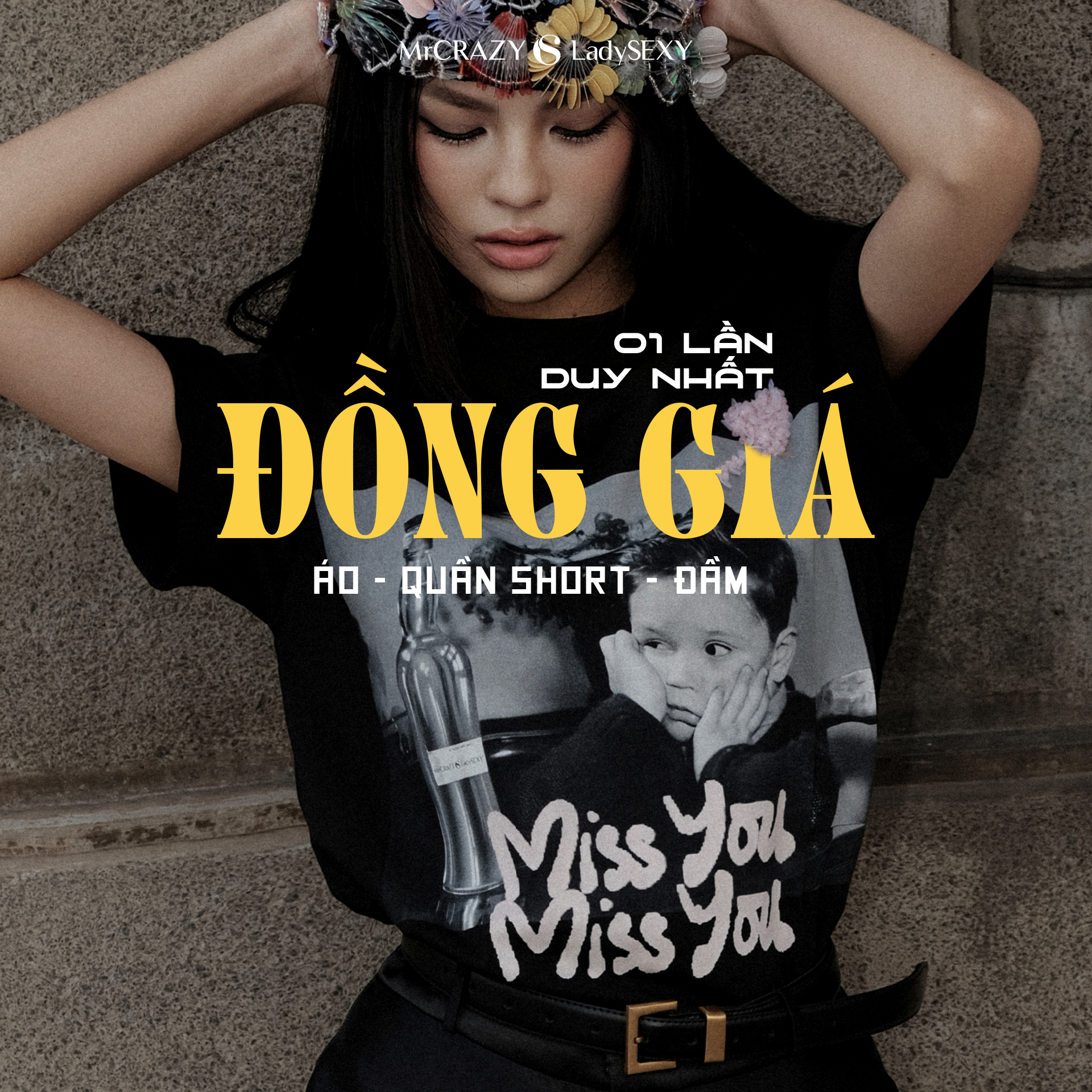 Live Crazy Dress Sexy Facebook ad: ƯU ĐÃI ĐỒNG GIÁ 𝟎𝟏 LẦN DUY NHẤT