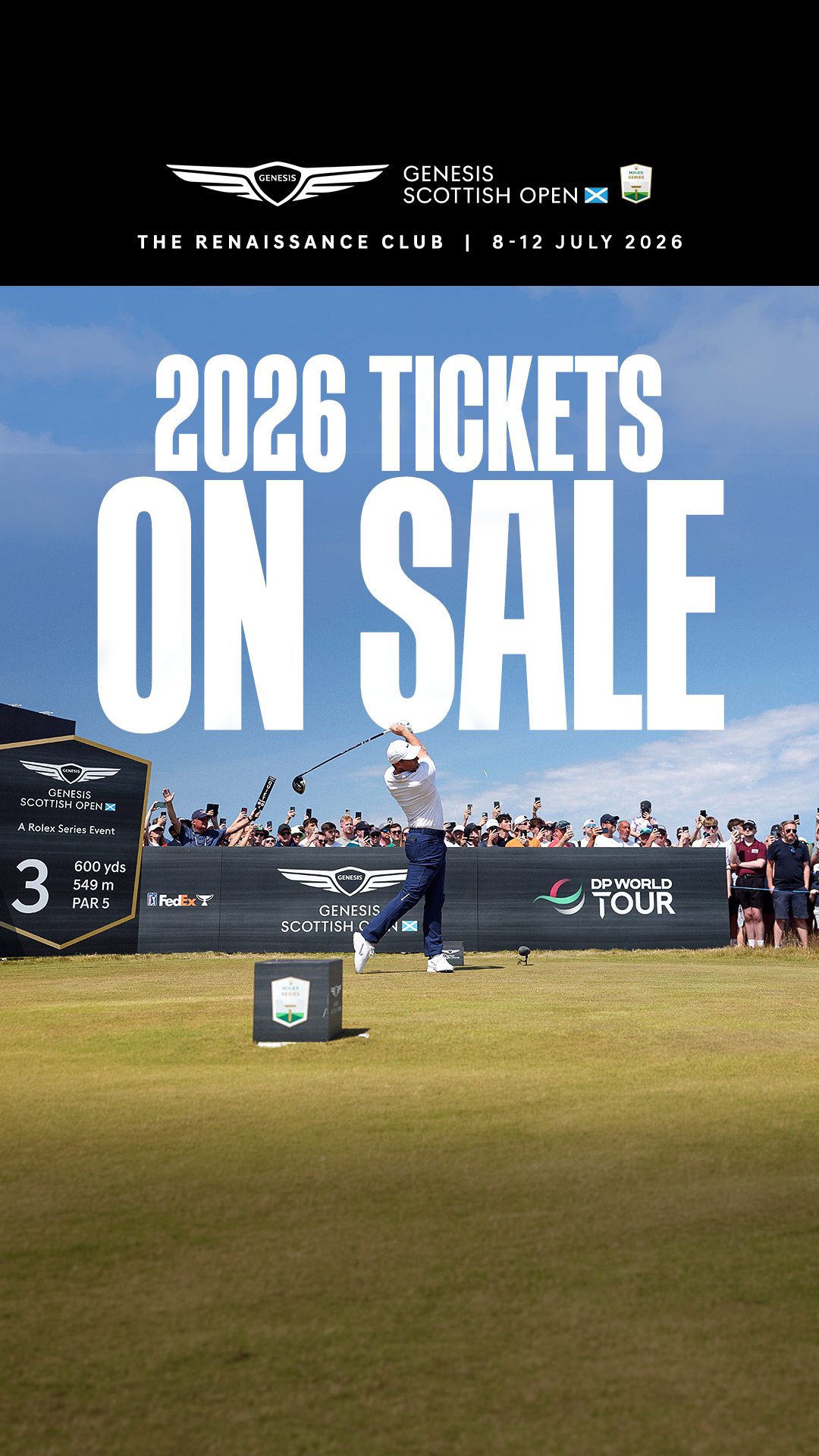 Genesis Scottish Open Facebook ad from Jan 20, 2026