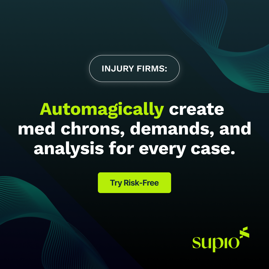 Supio Legal AI Facebook ad