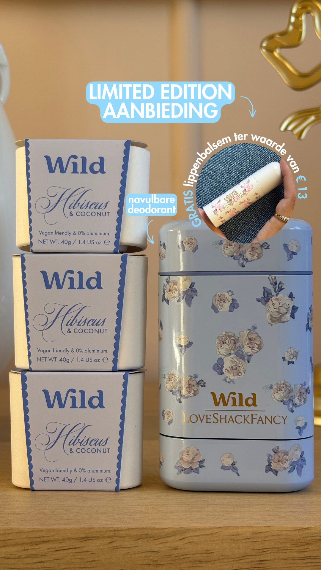 Wild Facebook ad: Deodorant van je dromen