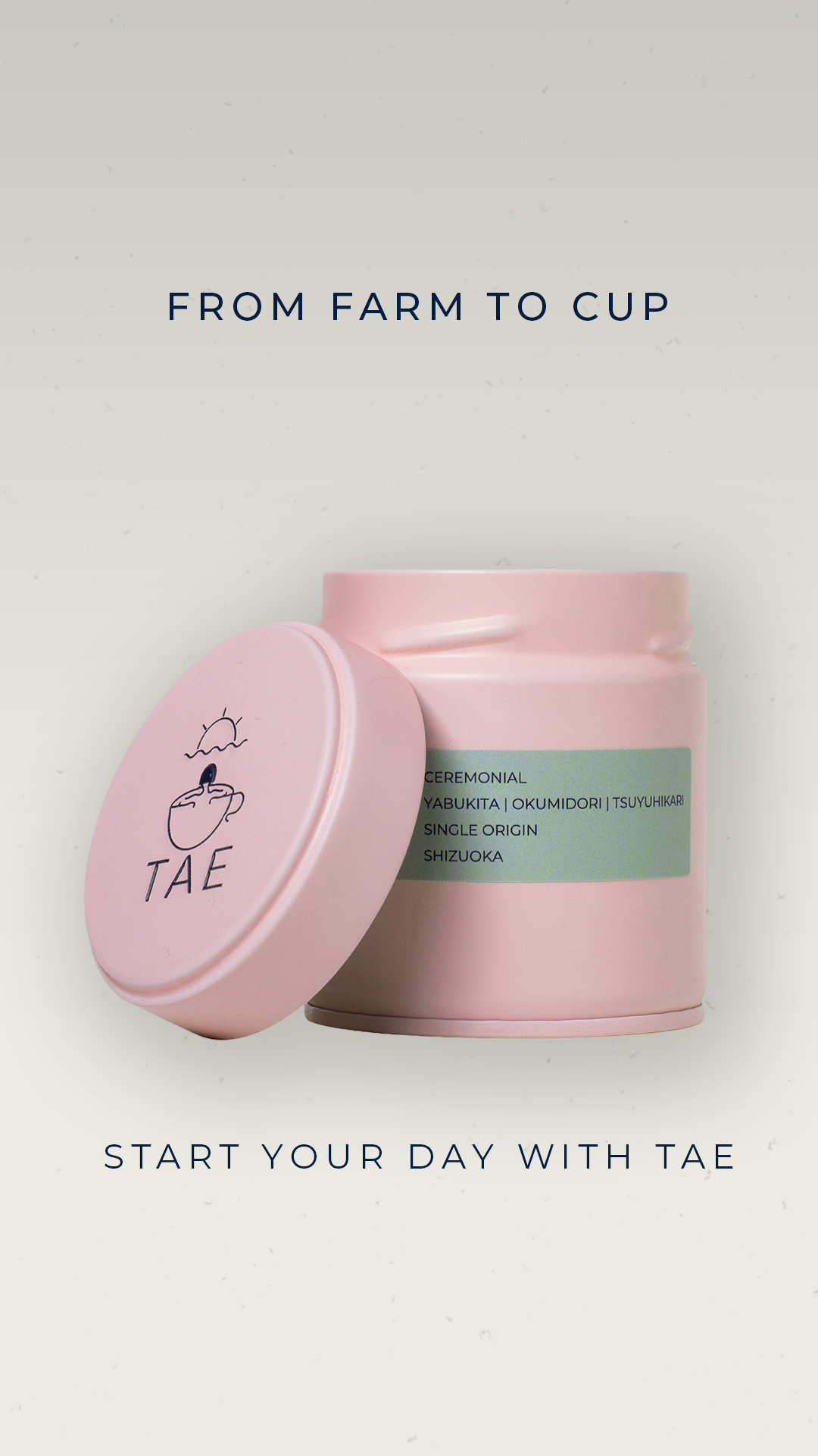 TAE Tea Facebook ad: Start your day with TAE