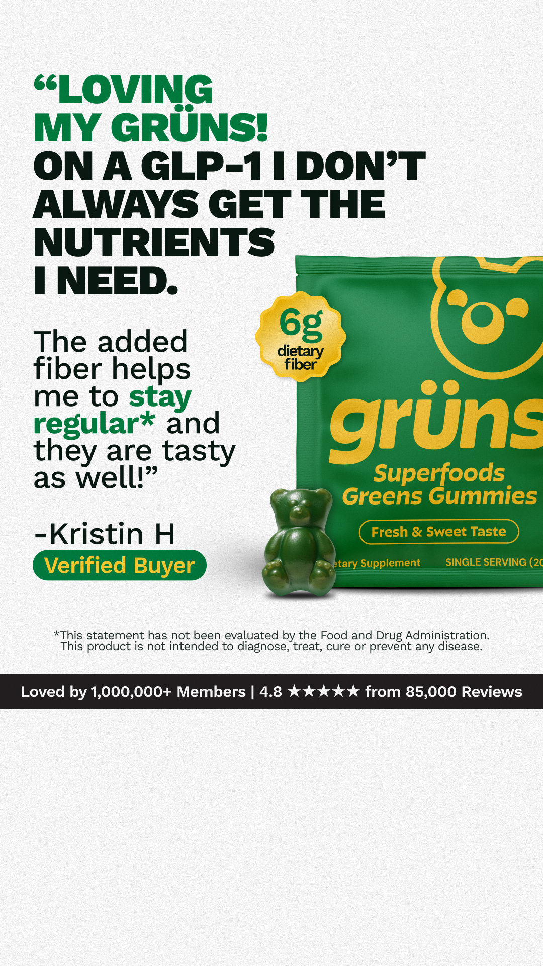 Grüns Facebook ad