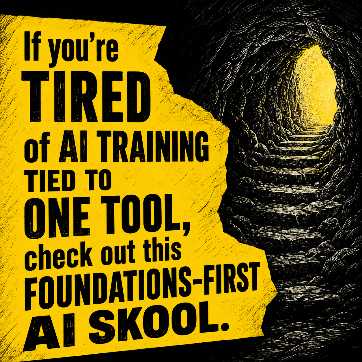 Skool Facebook ad