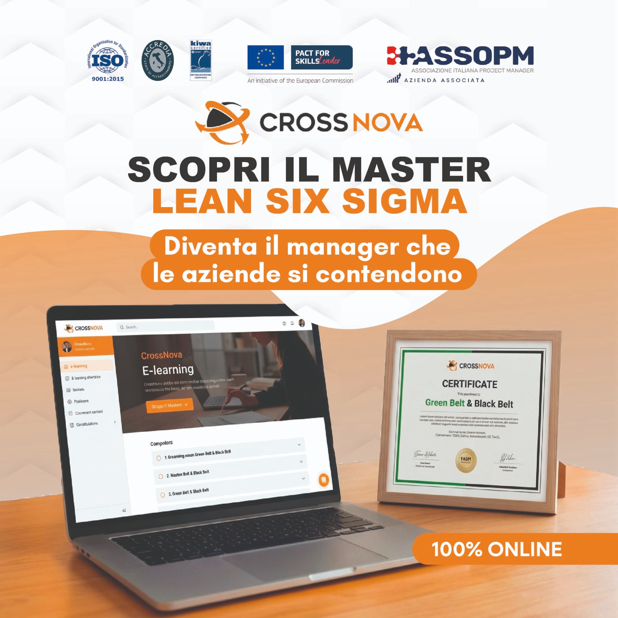 Crossnova Academy Facebook ad: Solo 12 posti rimasti - Master LSS 2026