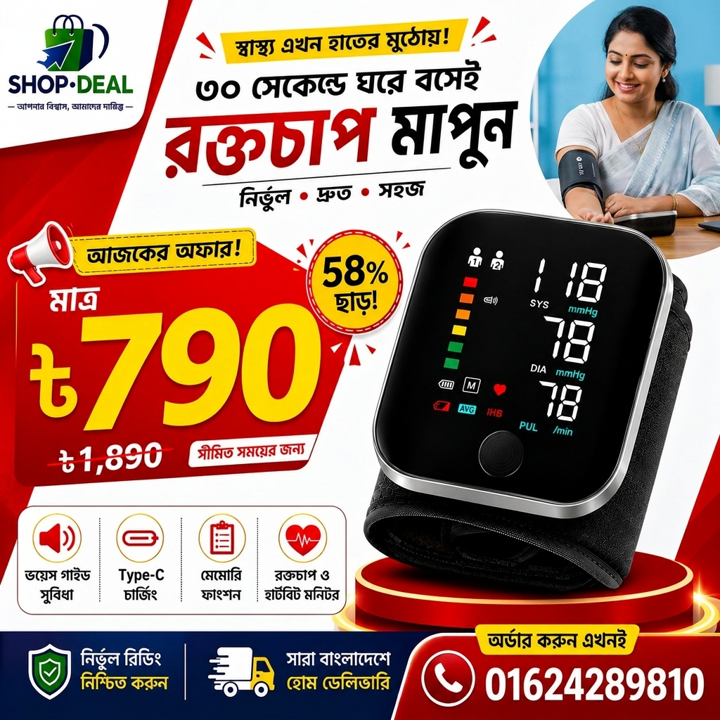 Shop Deal Facebook ad: ৬ মাসের ওয়ারেন্টি সহ-মাত্র ৭৯০ টাকা
