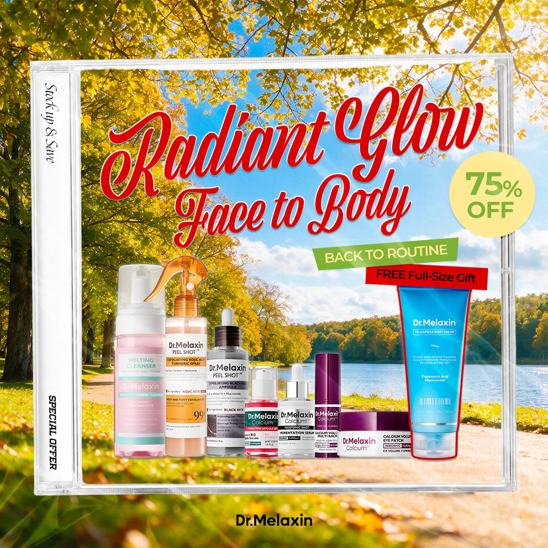 Dr.Melaxin US.official Facebook ad: Summer's over. Your glow doesn't have to be.