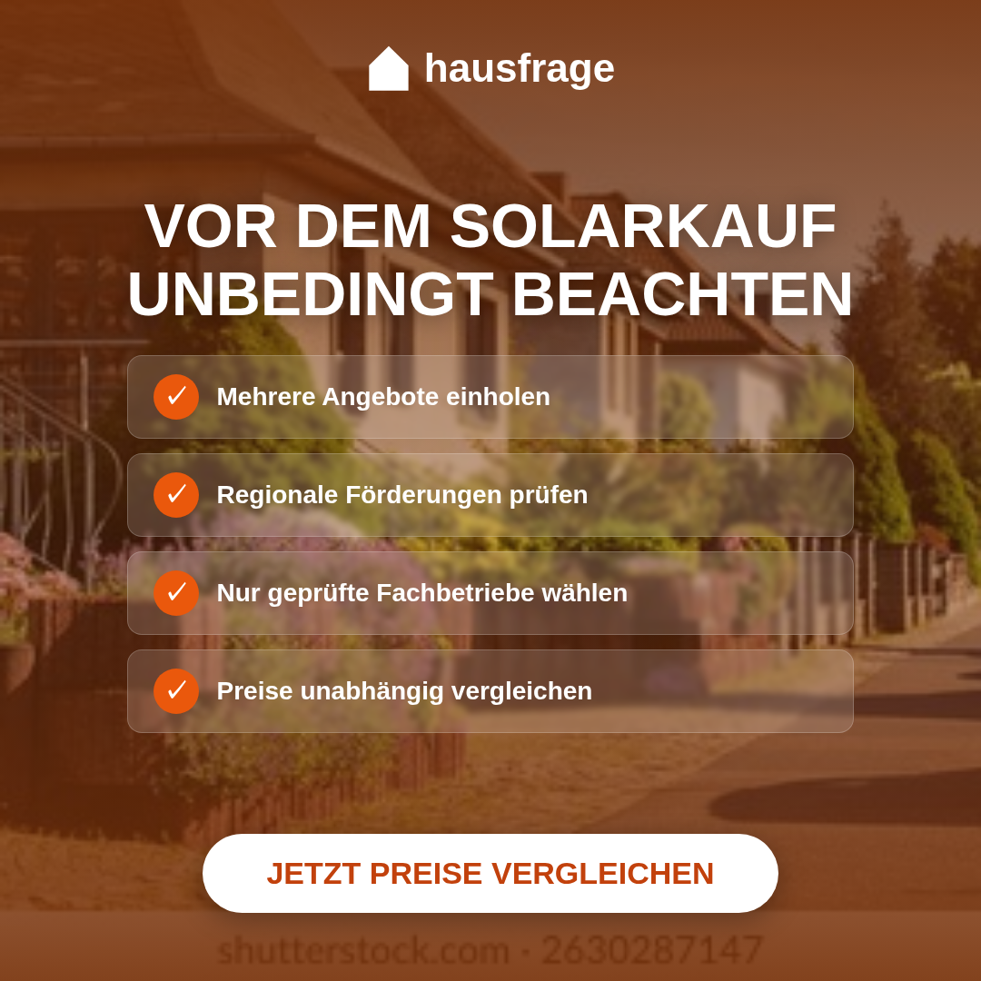 Hausfrage Facebook ad