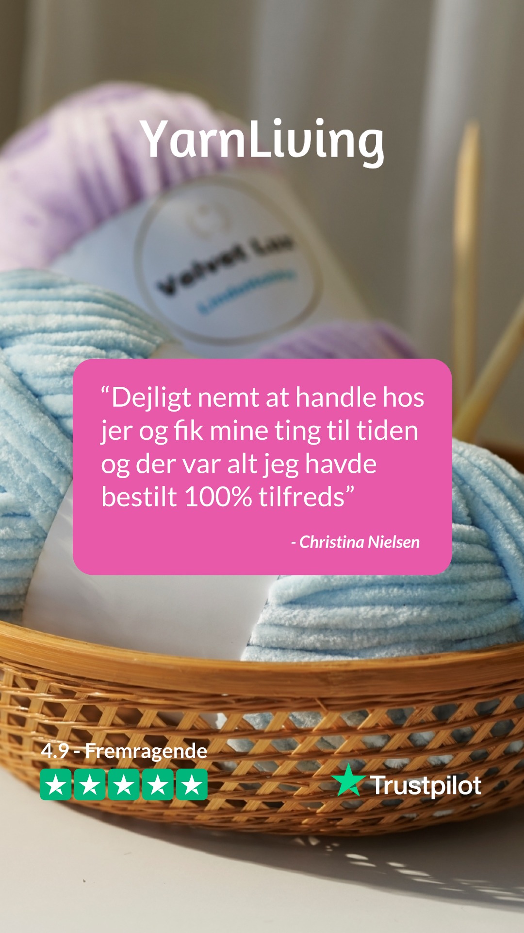 YarnLiving Danmark Facebook ad