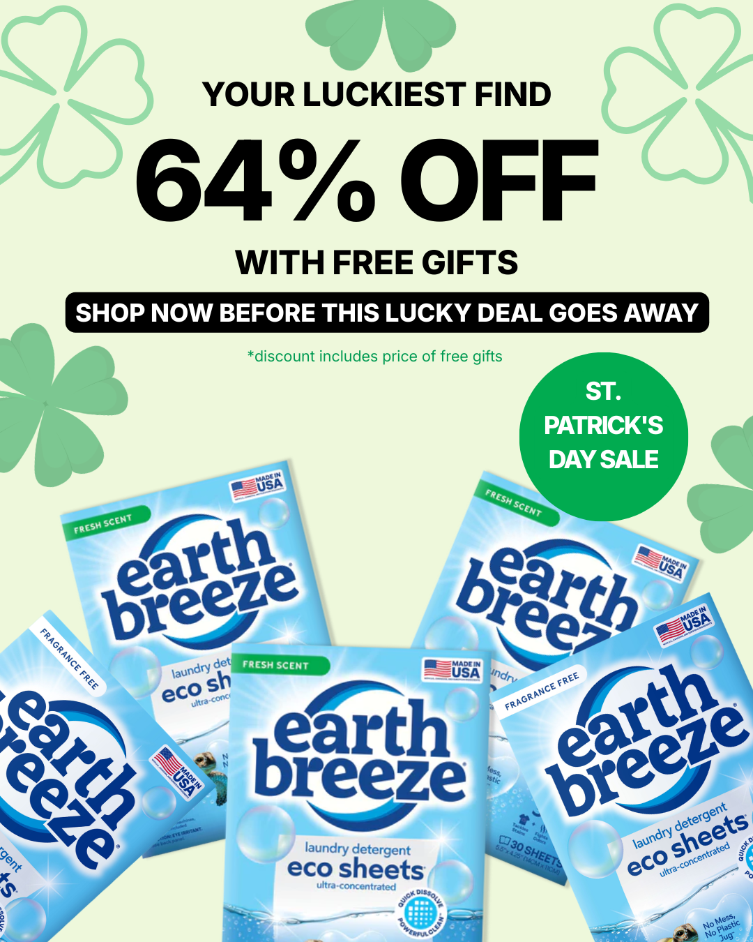 Earth Breeze Facebook ad