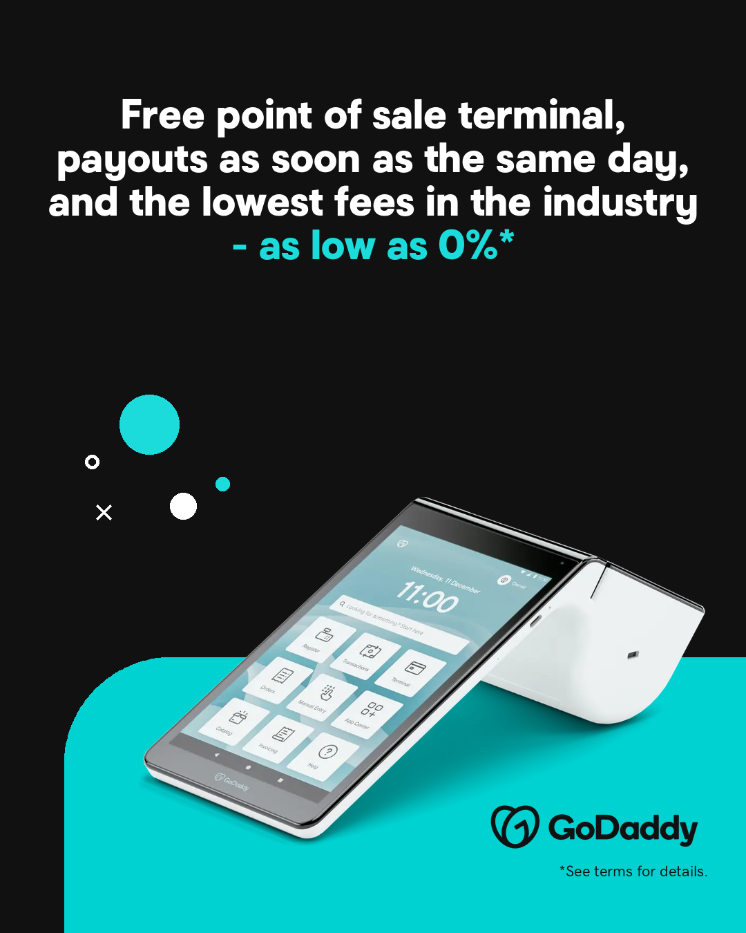 GoDaddy Facebook ad