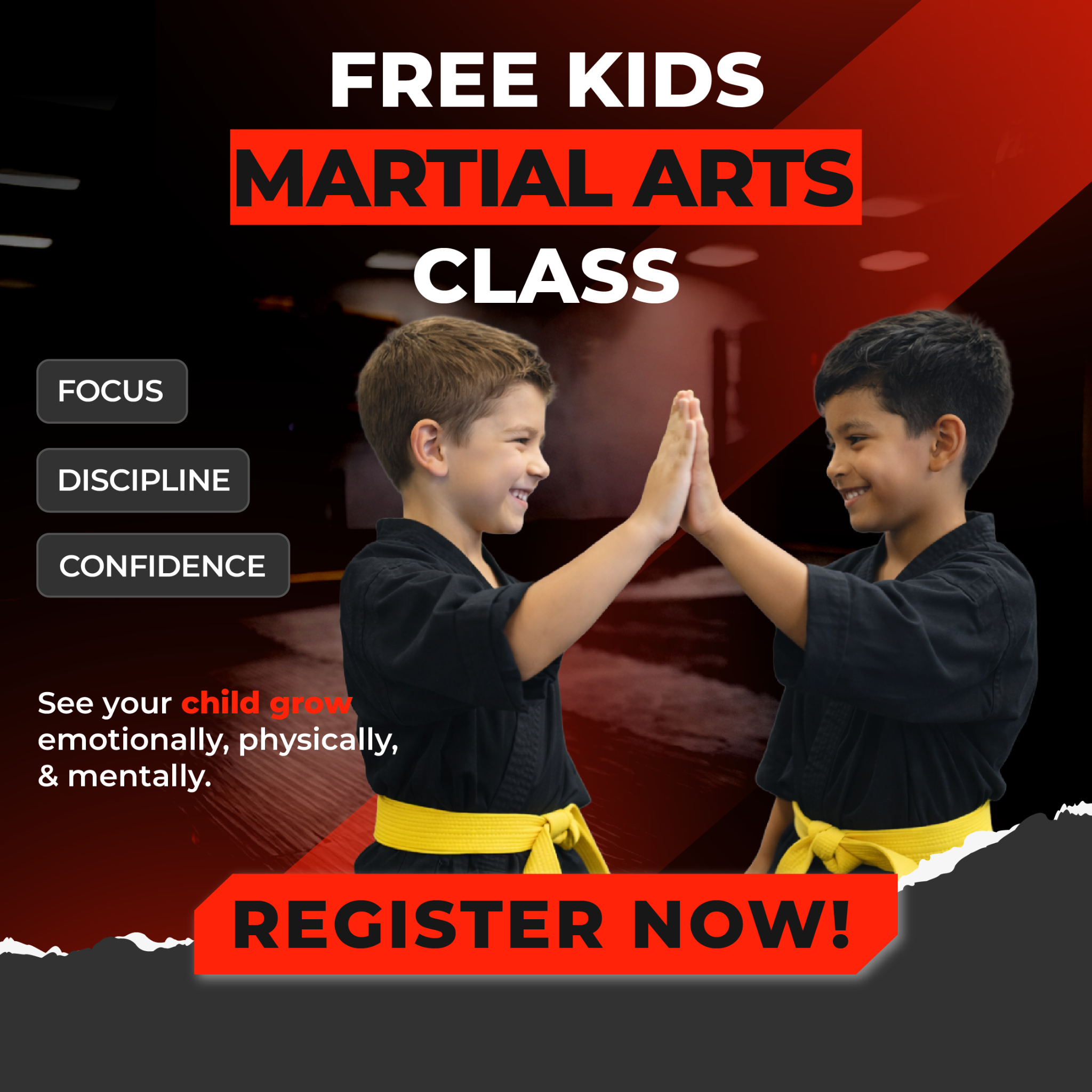 Richmond Martial Arts Facebook ad