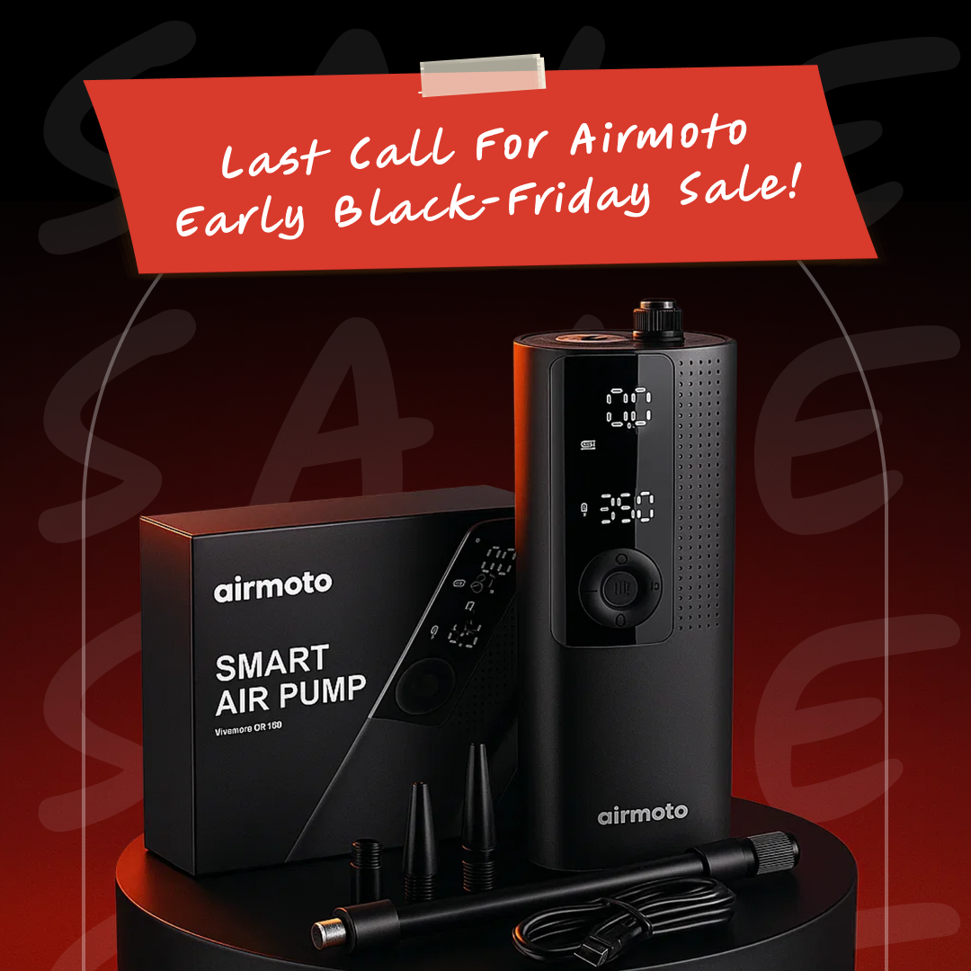 Airmoto Facebook ad: LIMITED Black Friday Sale - Get Airmoto with up to 52% OFF
