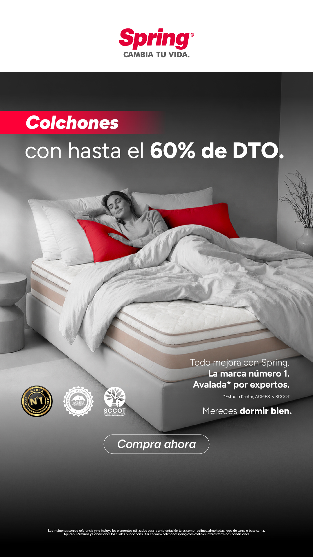 Colchones Spring Oficial Facebook ad