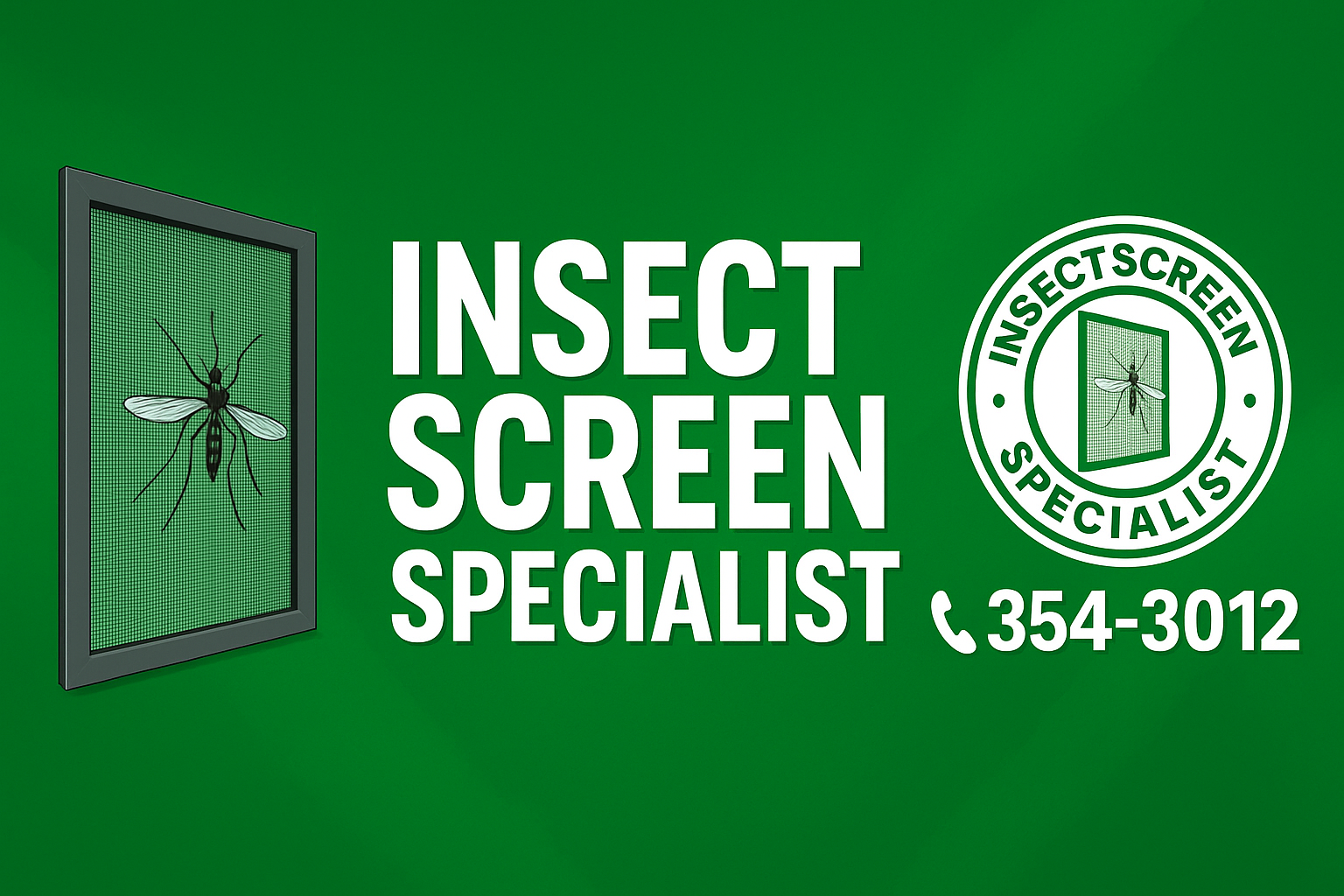 Insect Screen Specialist - 2002,Trinidad Facebook ad: Established since 2002 Insect Screen Specialist