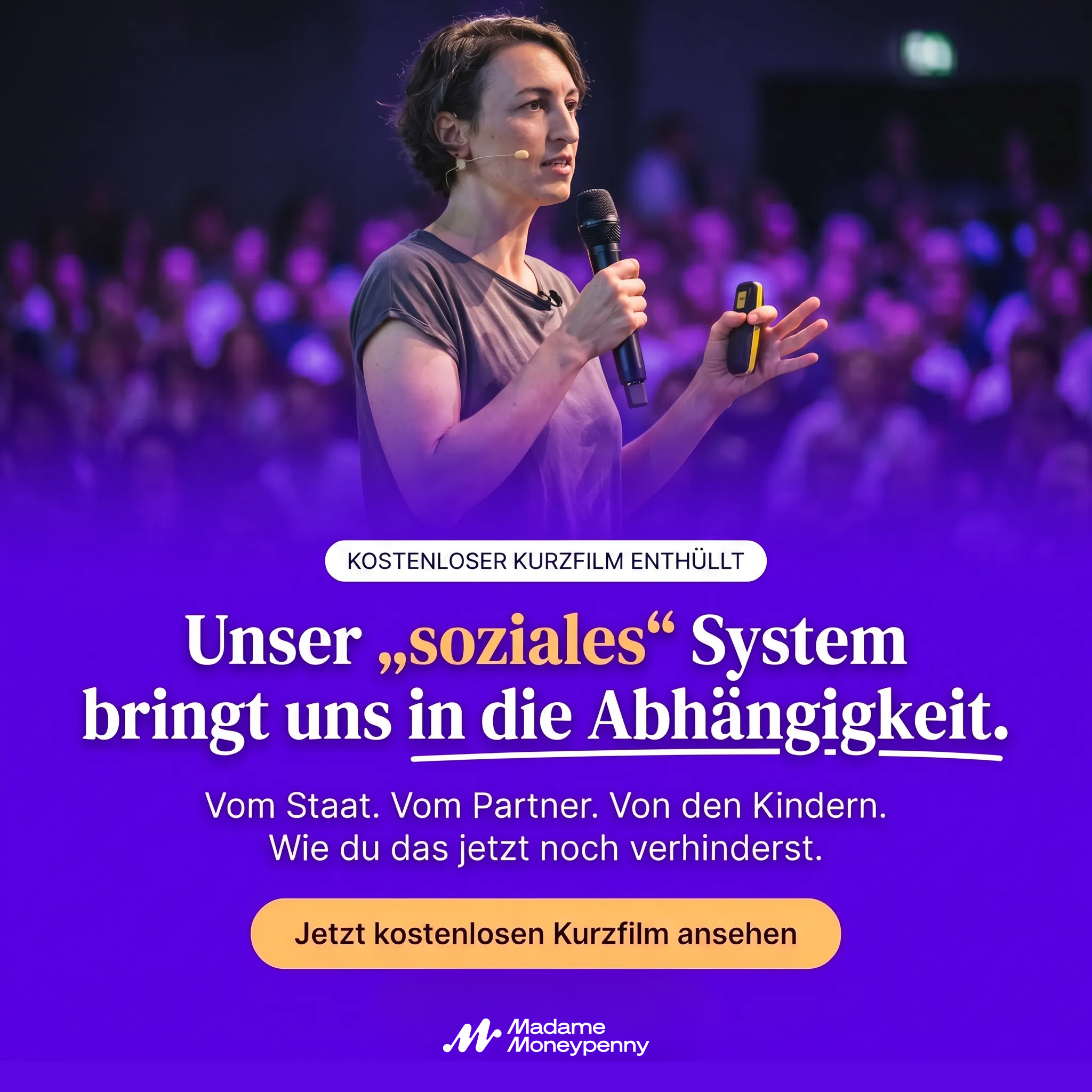 Madame Moneypenny Facebook ad