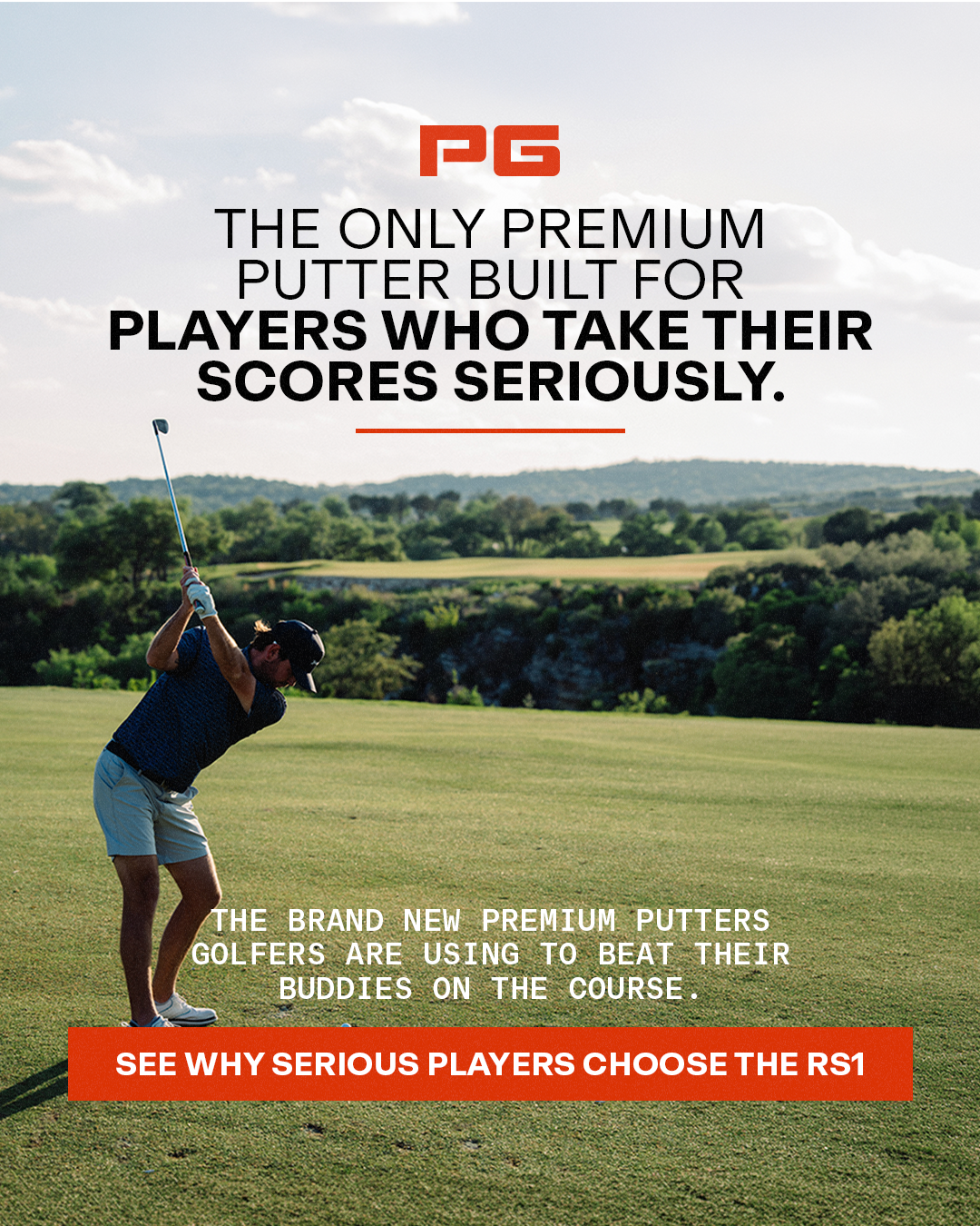 Performance Golf Facebook ad