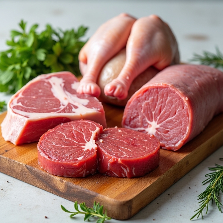 Broad Focus Facebook ad: Butcher Meat Delivery Service.