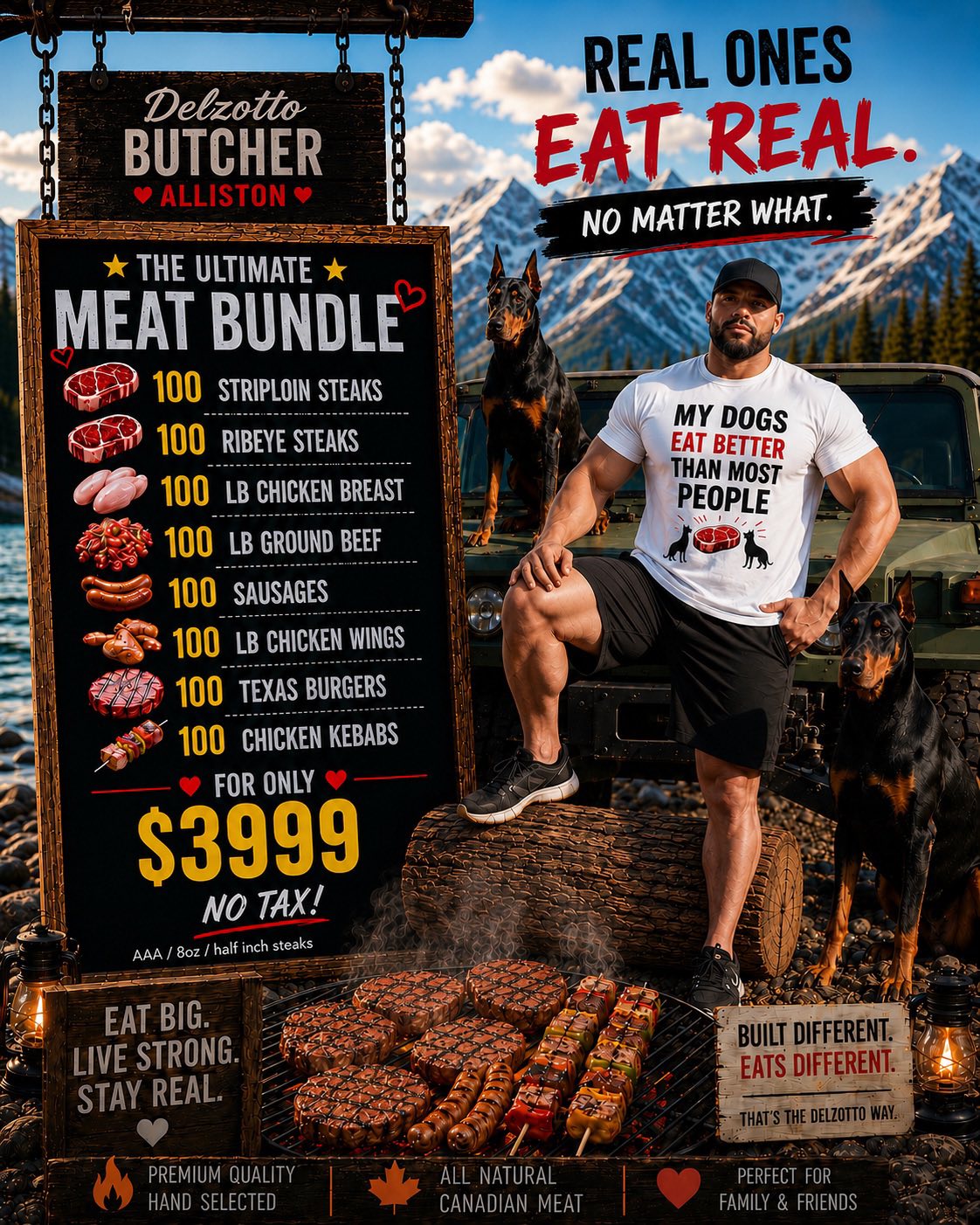 Delzotto Butchers Facebook ad