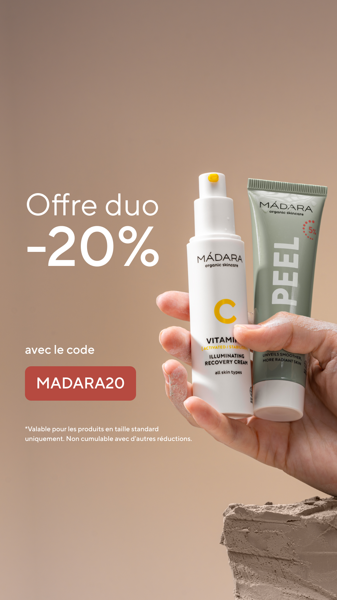 Mádara Organic Skincare Facebook ad