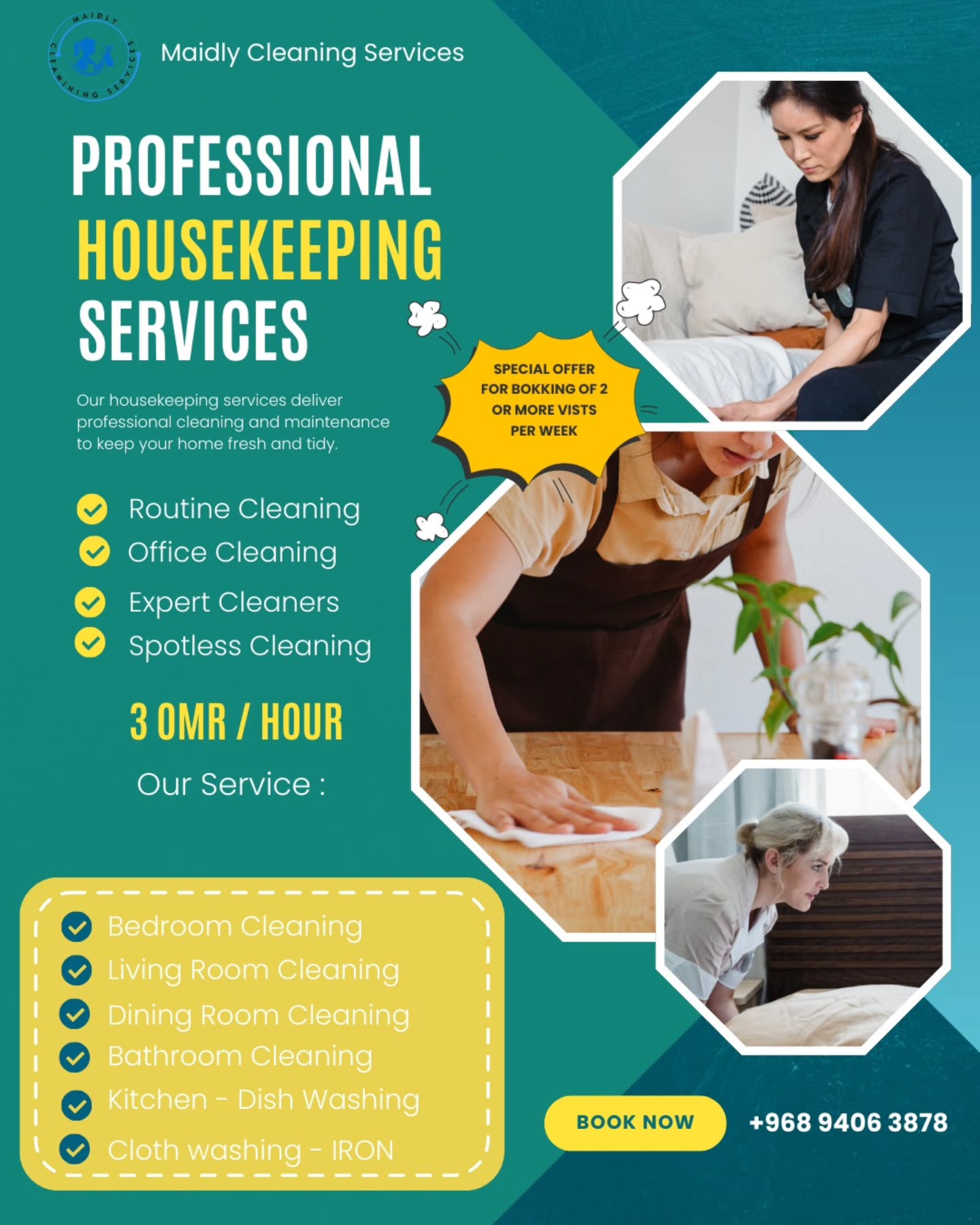 Maildy cleaning Services Facebook ad