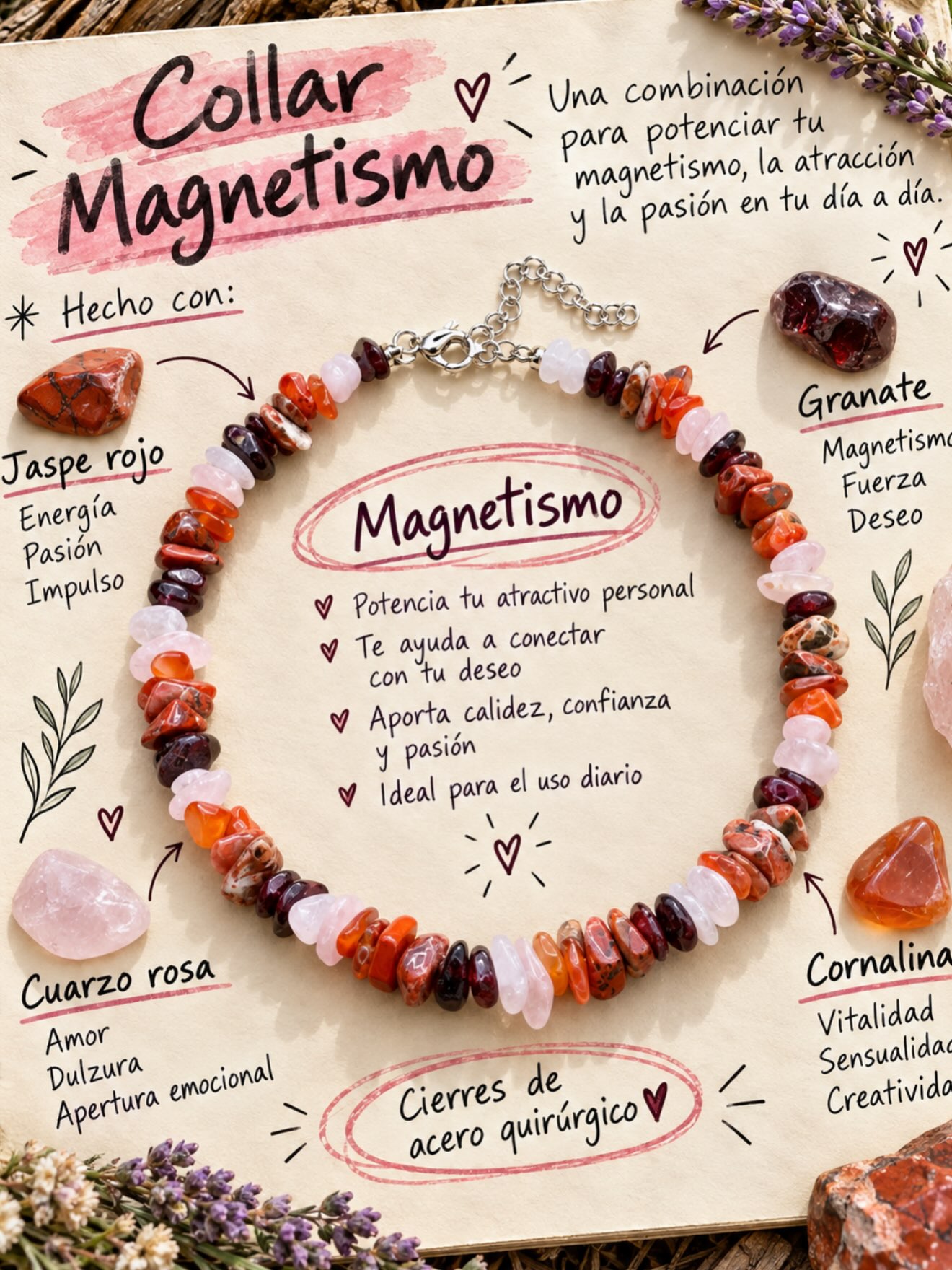 La Talismana Facebook ad: Los collares de cristales favoritos de la comuna!