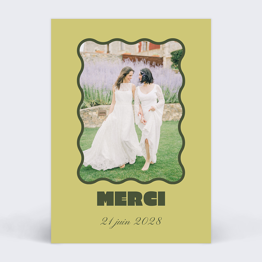 Popcarte Facebook ad: Chaque mariage est unique.