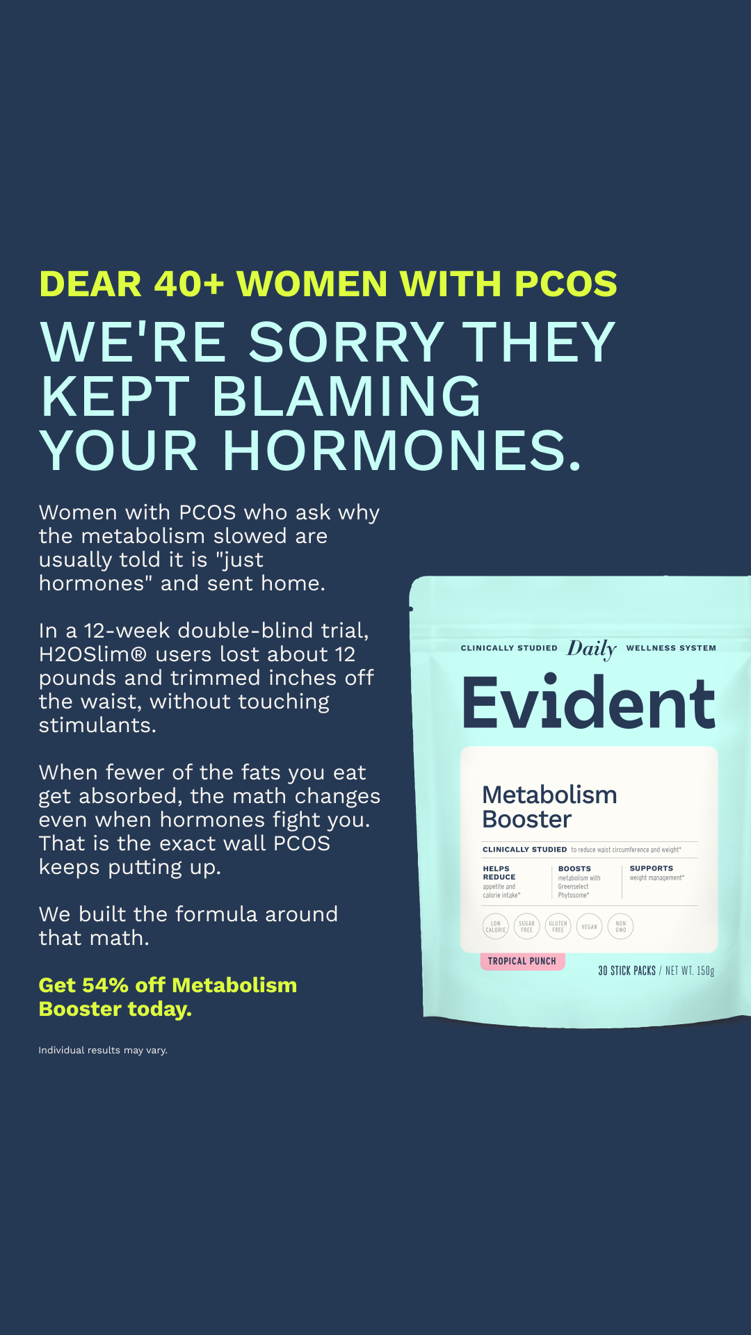 Evident Wellness Facebook ad