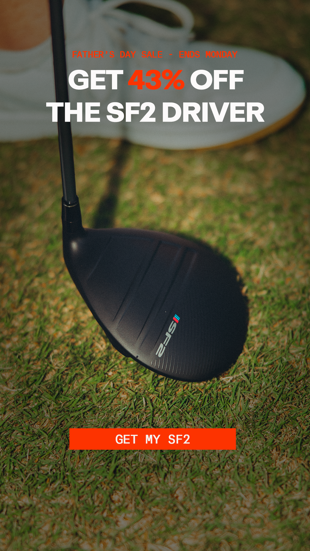 Performance Golf Facebook ad