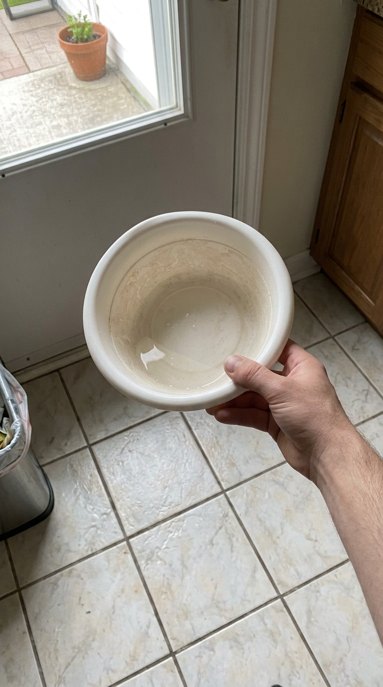 Snuzzla Facebook ad: Why Your Cat's Water Bowl Never Stays Clean