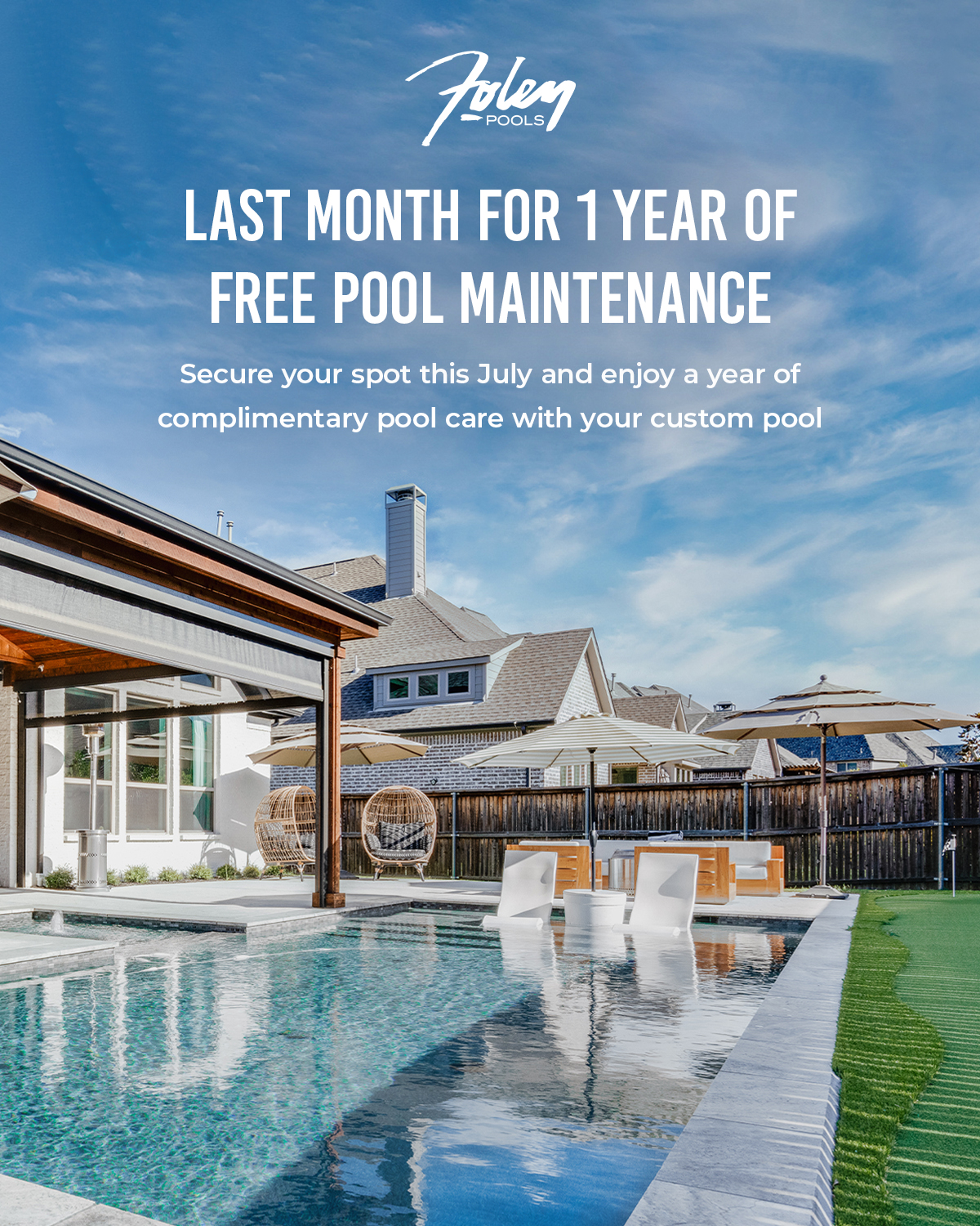 Foley Pools Facebook ad from Jul 2, 2026