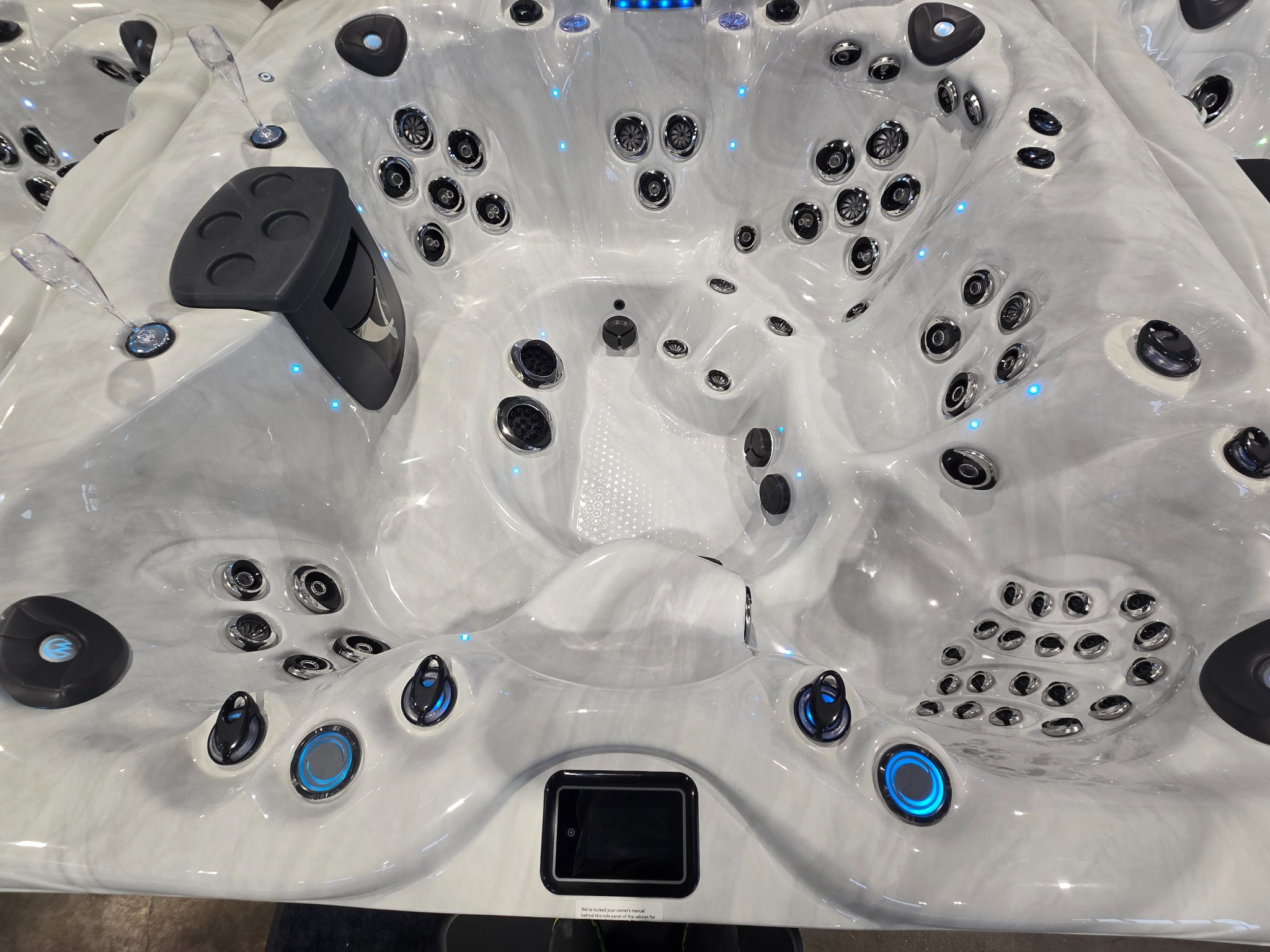 Ryan SellsSpas Facebook ad: Clearance on all premium spas!