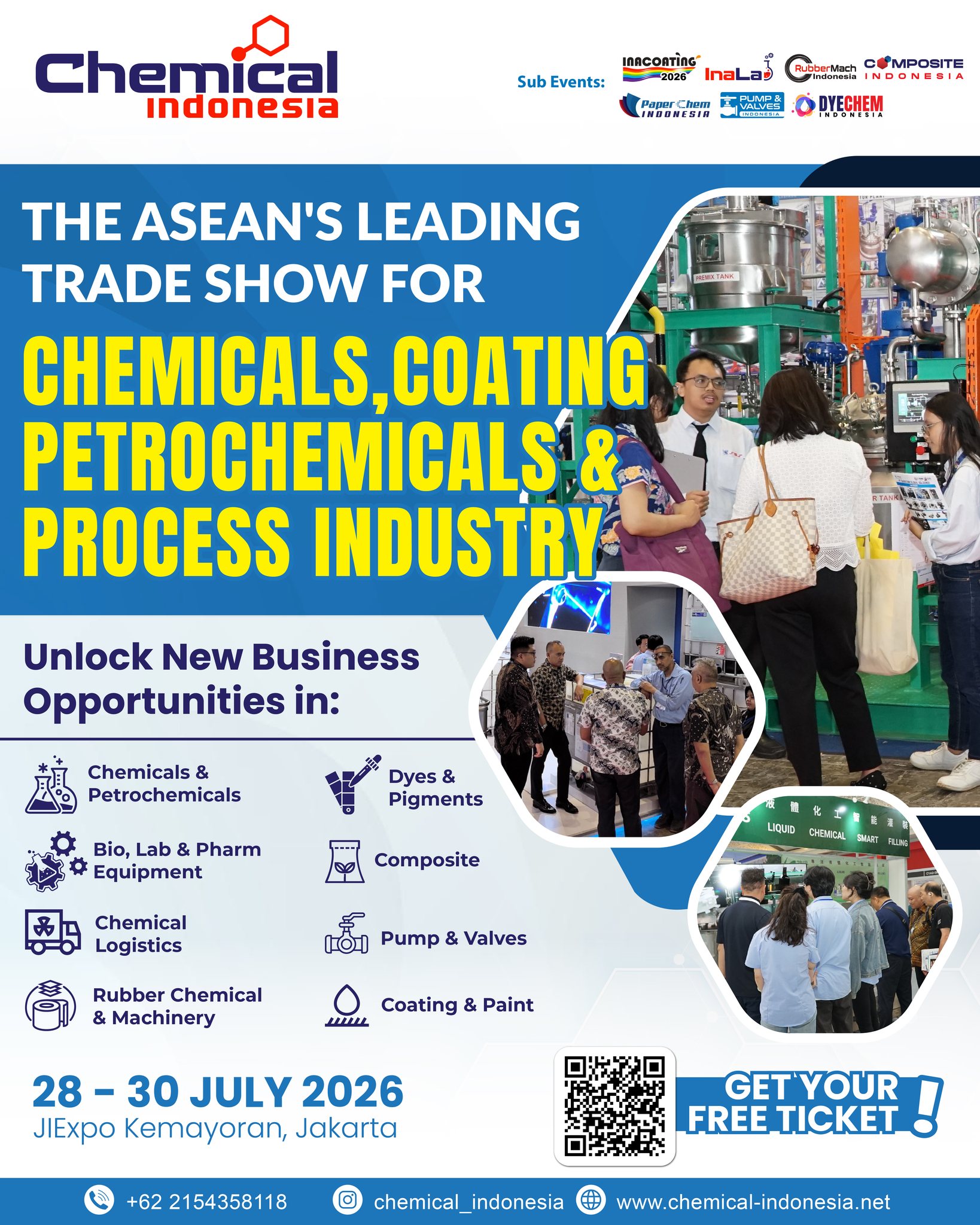 Chemical Indonesia & Inacoating Exhibition Facebook ad