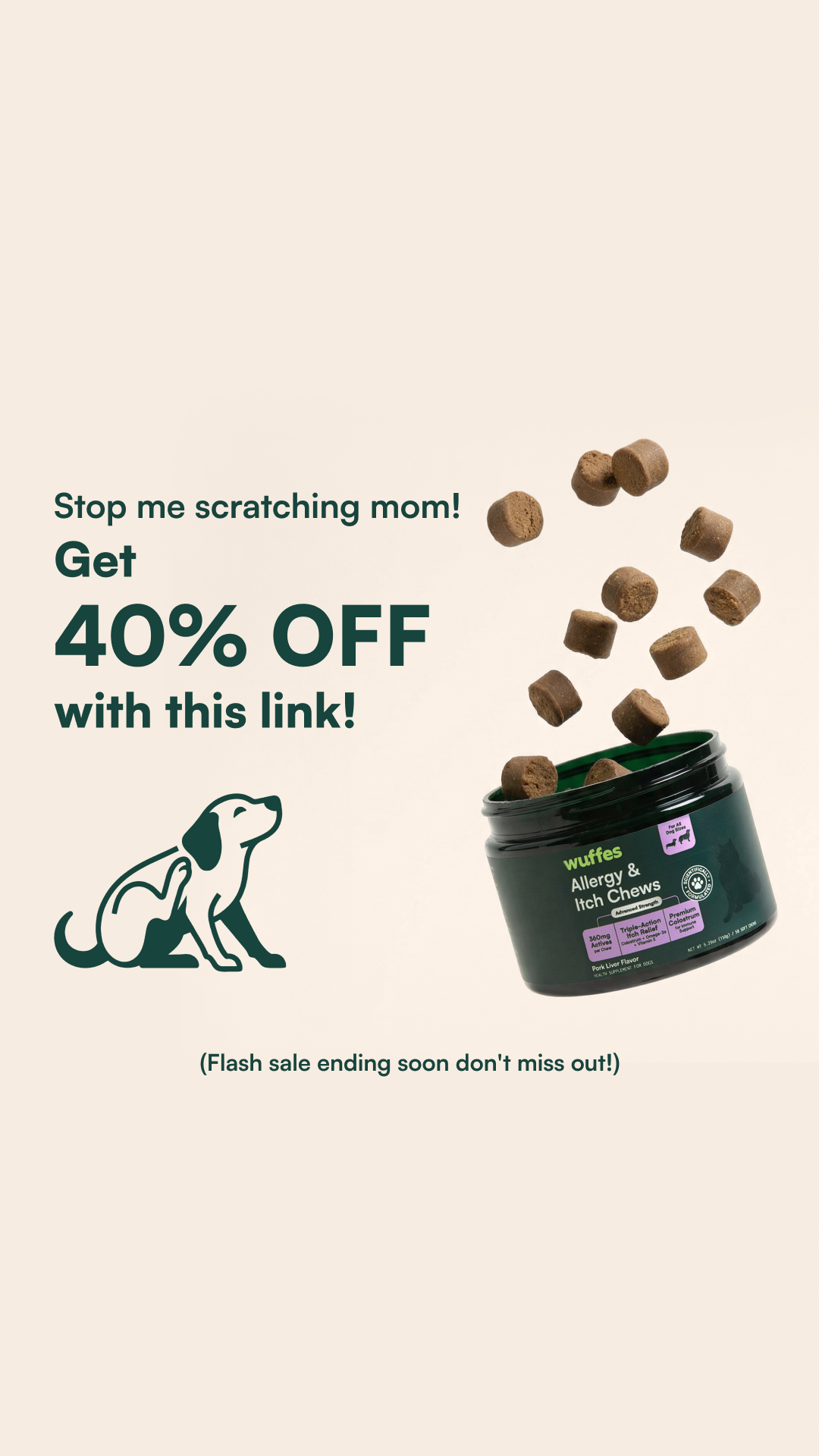 Wuffes Facebook ad
