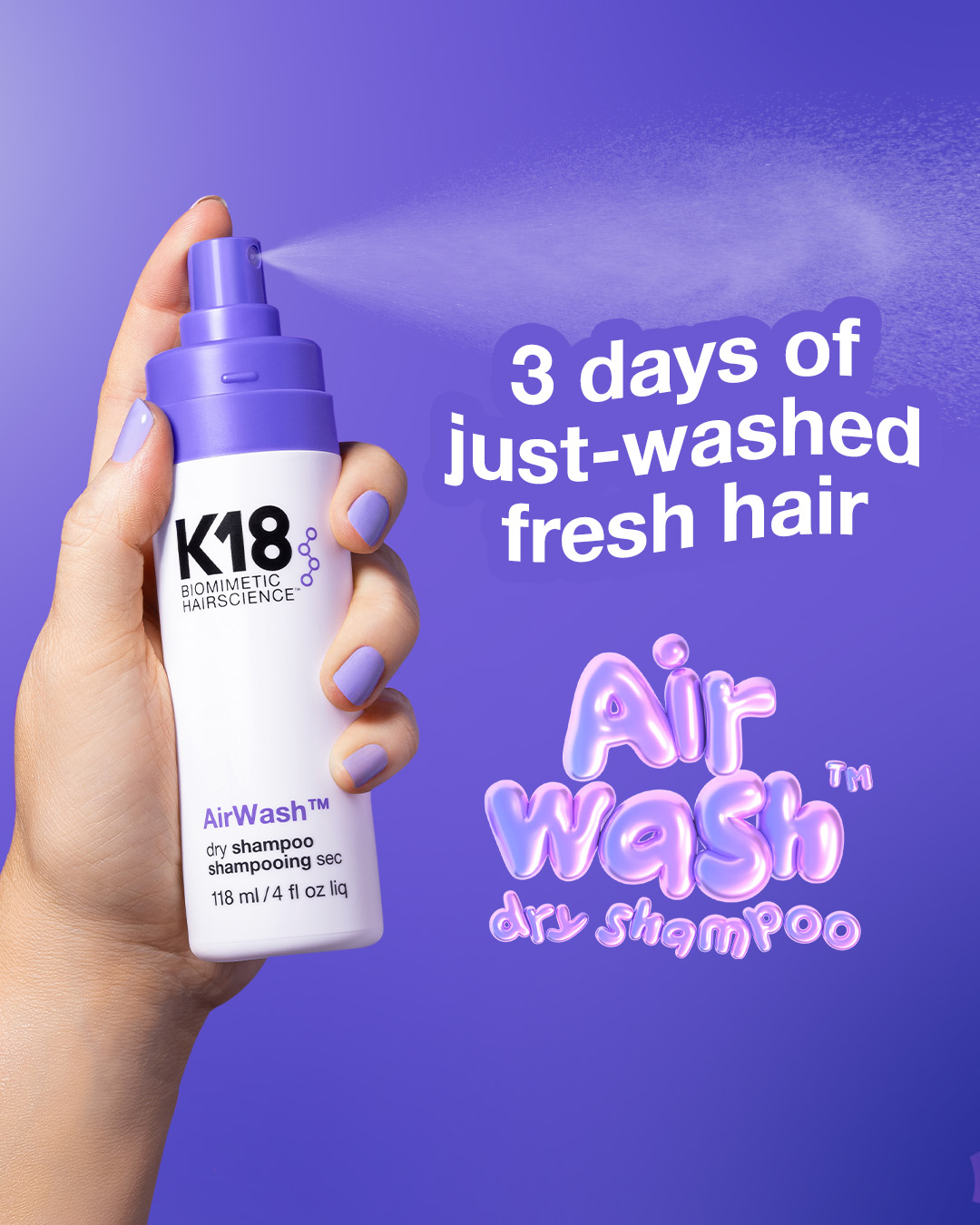 K18 Hair Facebook ad