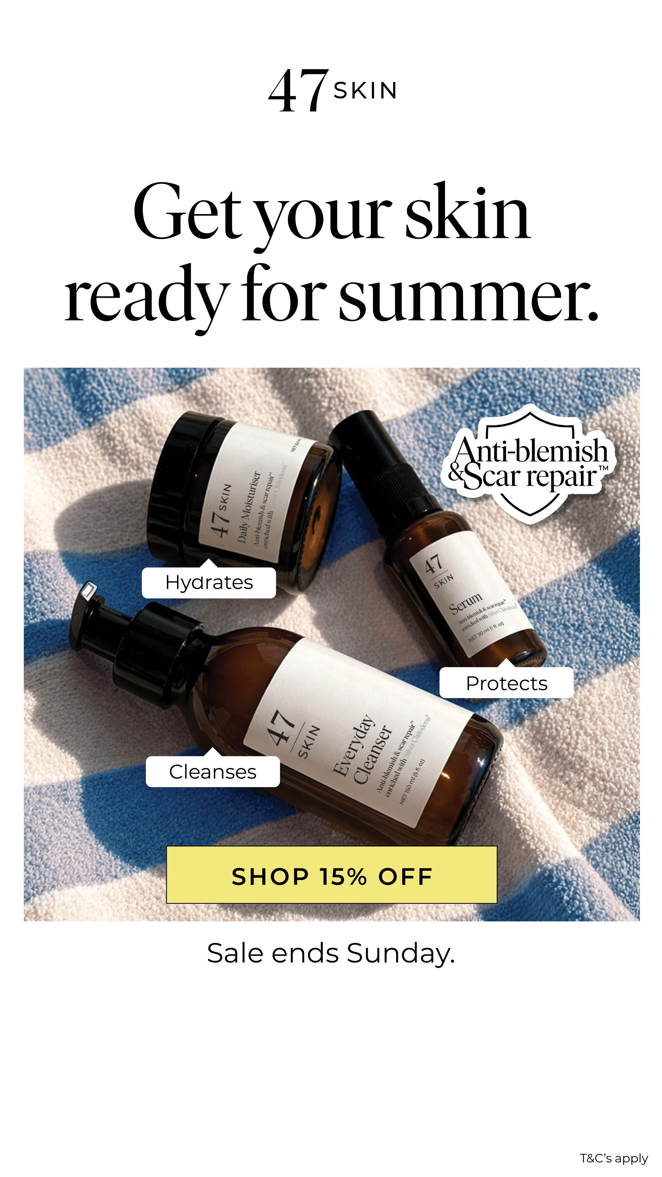 47Skin Facebook ad