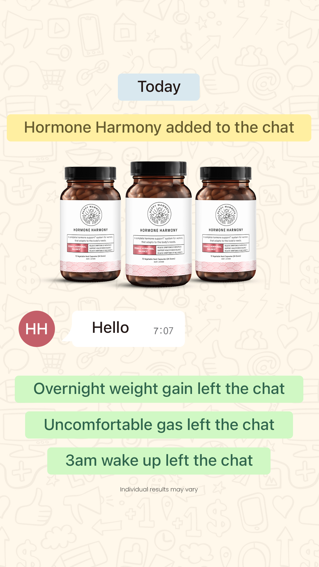Happy Mammoth Facebook ad