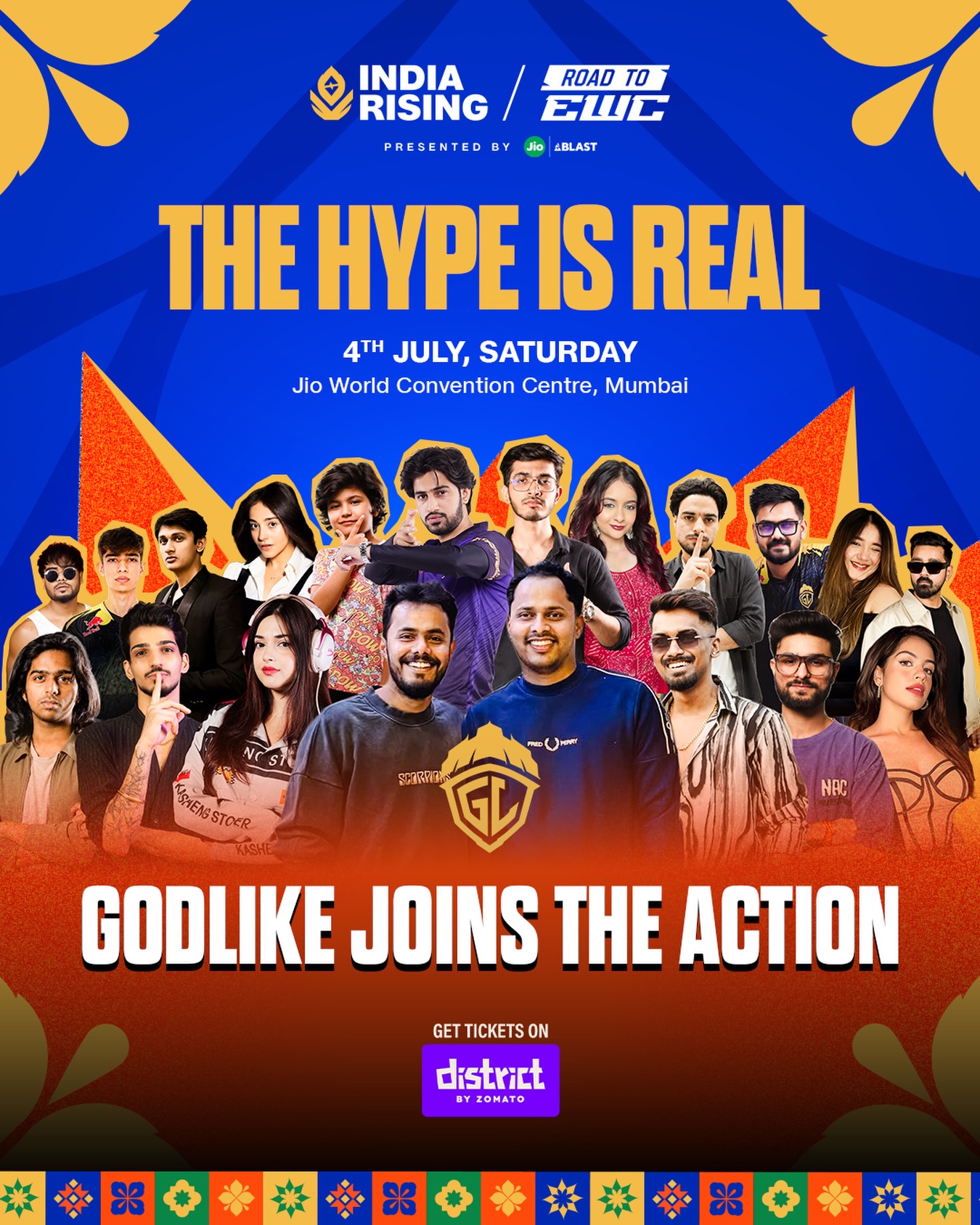 India Rising: Road to EWC Facebook ad: District - Movies, Events, Dining