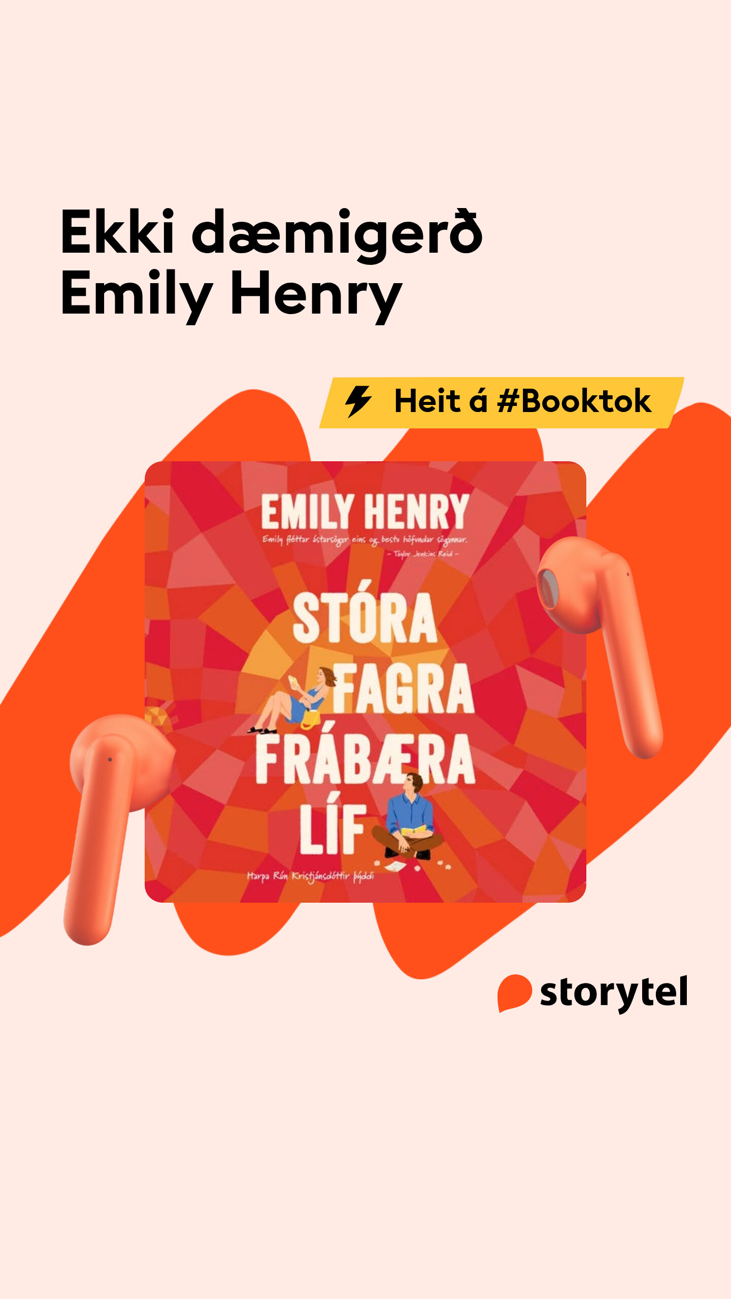 Storytel Facebook ad from Feb 3, 2026