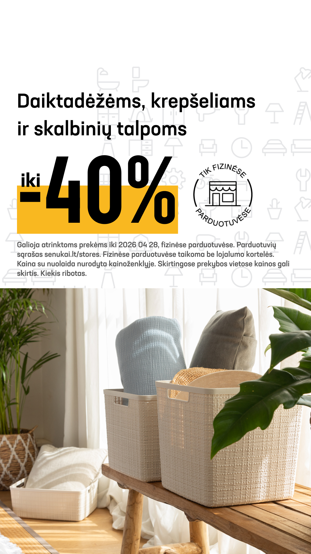 Senukai Facebook ad