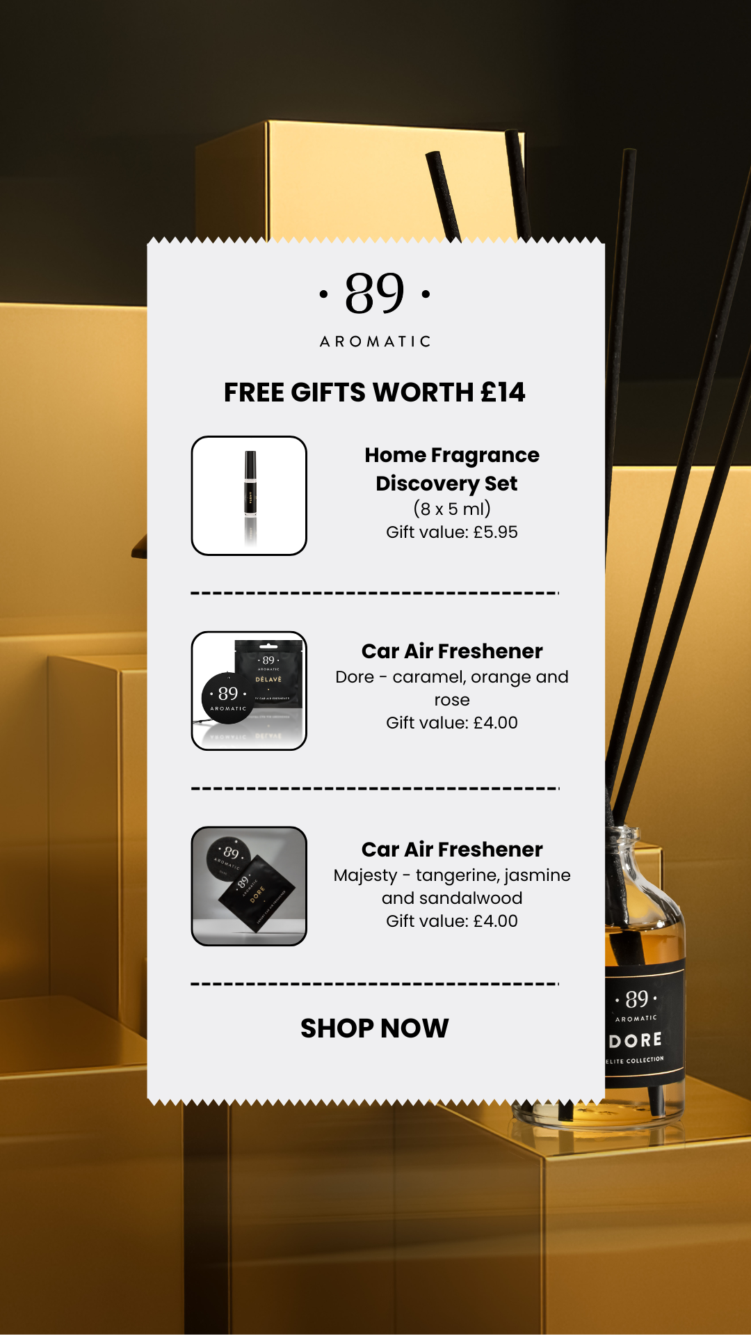 Aromatic89 Facebook ad